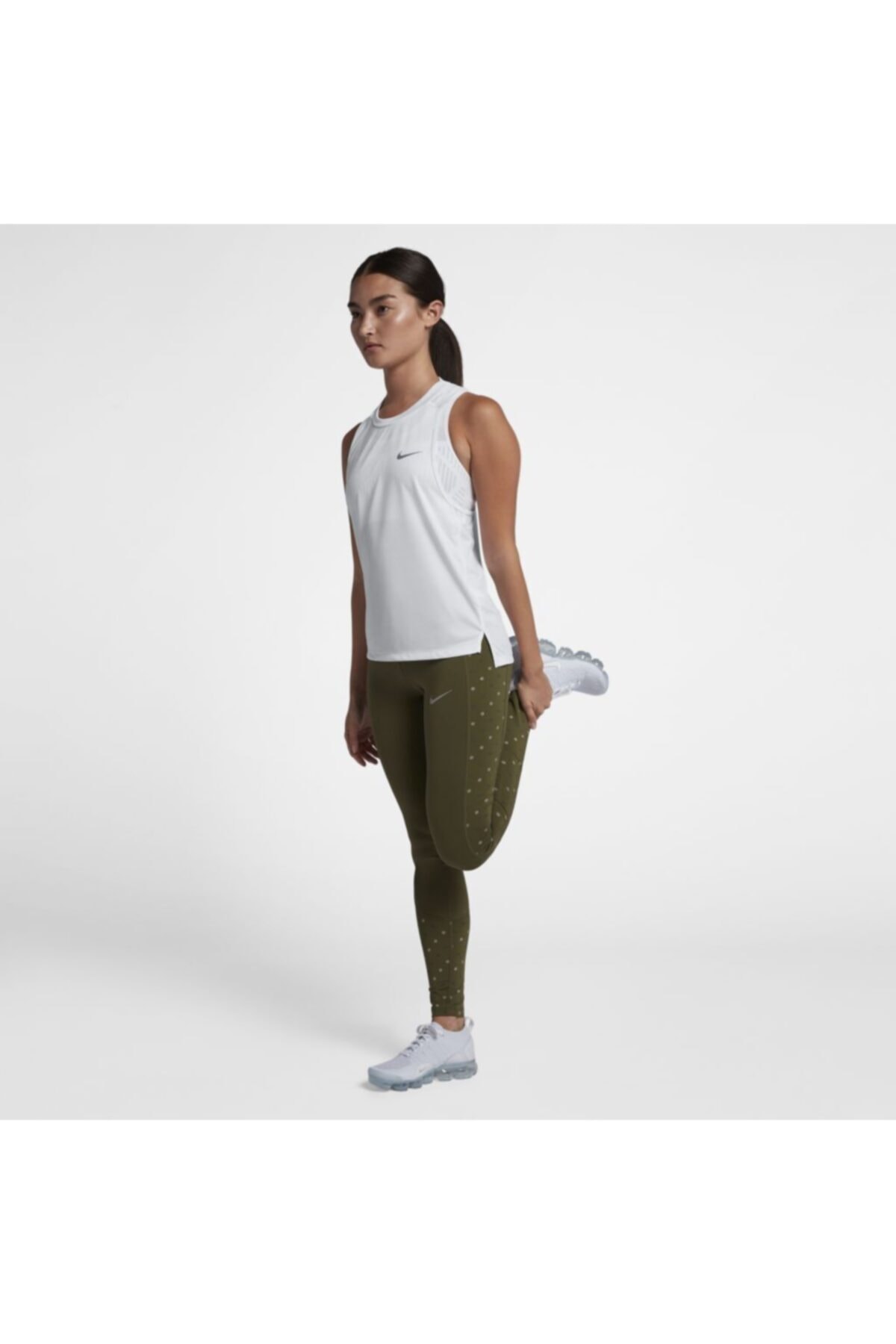 Nike Dry Miler Running Tank Top Kadın Spor Atlet At4210 100