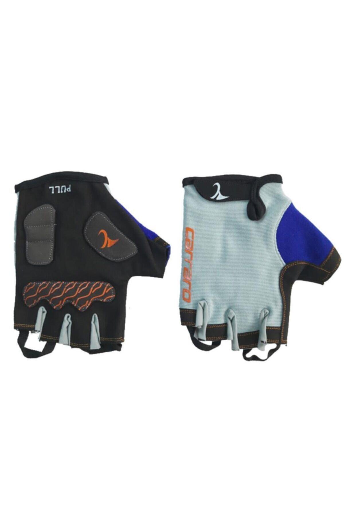 Carraro Unisex  Mavi/Kırmızı Kısa Parmak Eldiven Cro-004