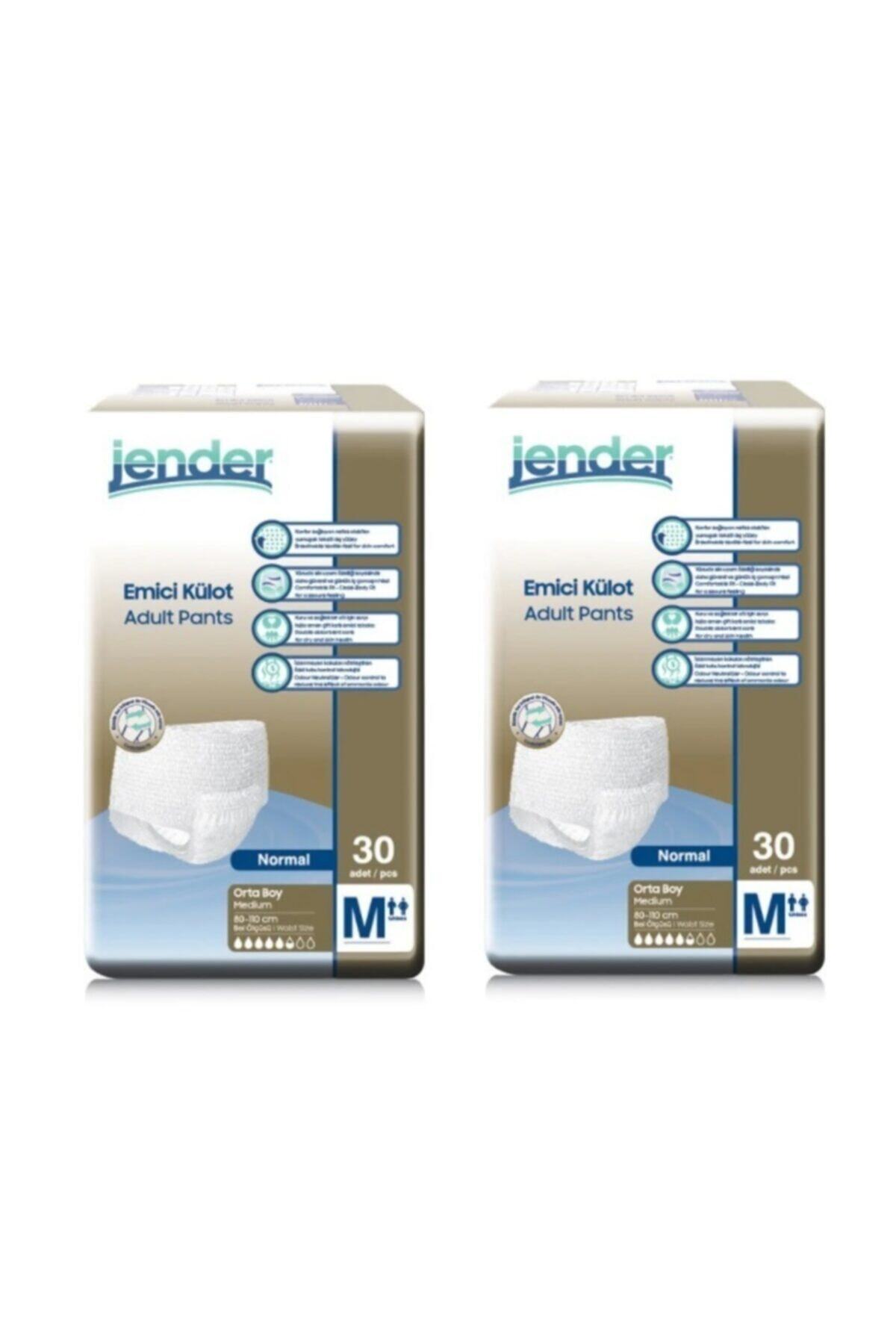 JENDER Emici Külot Medium 2 Paket 60 Adet