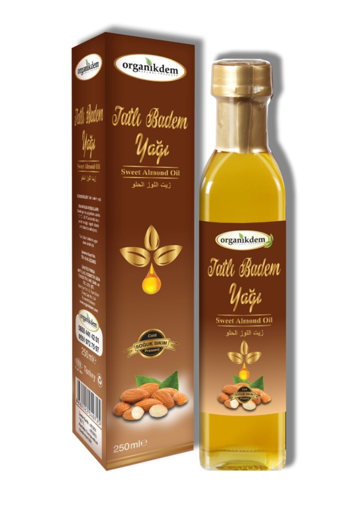 organikdem Badem Yağı 250 ml