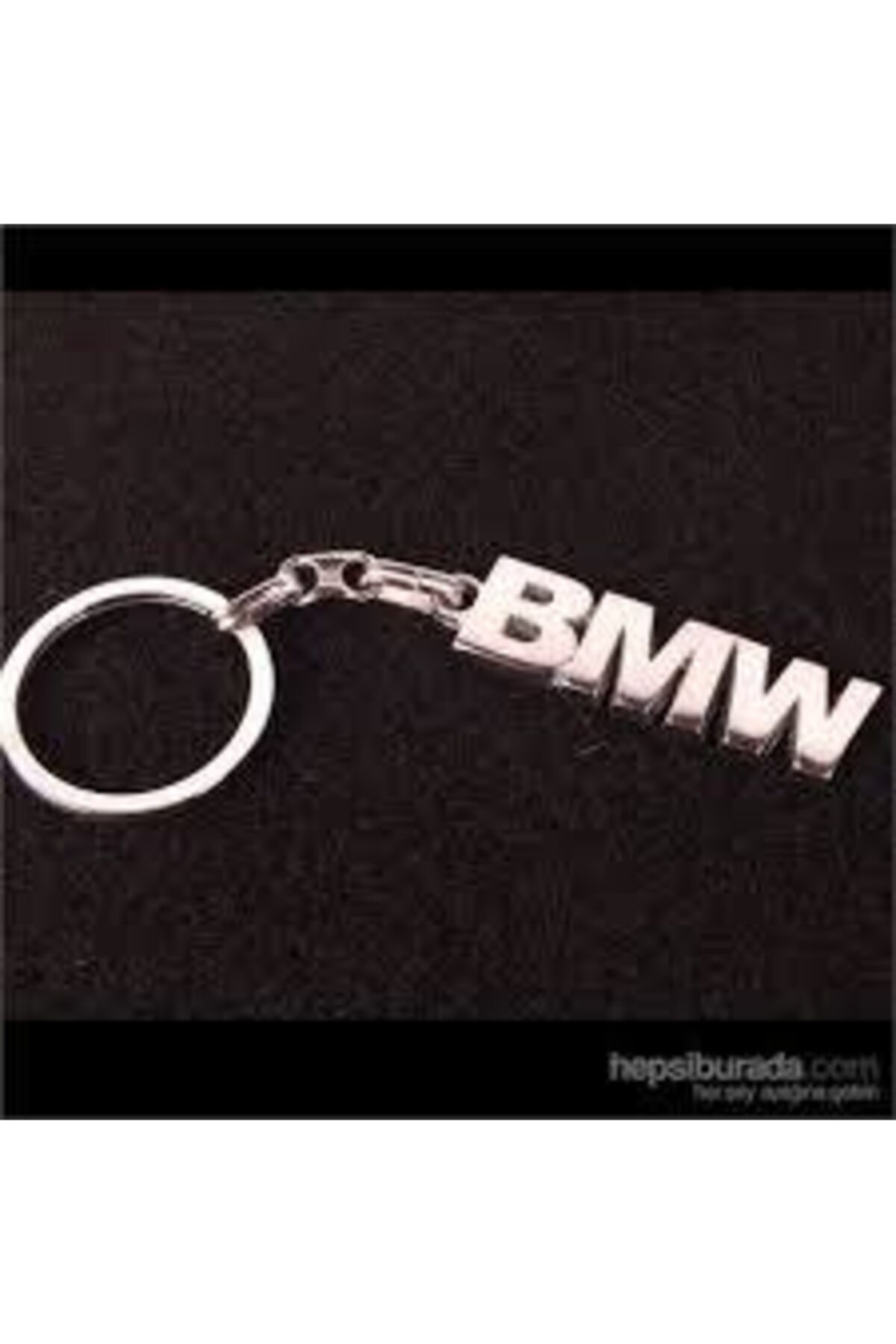 FEYEZANAVM Bmw Araba Anahtarlığı 3d Krom Anahtarlık Metal Anahtarlık