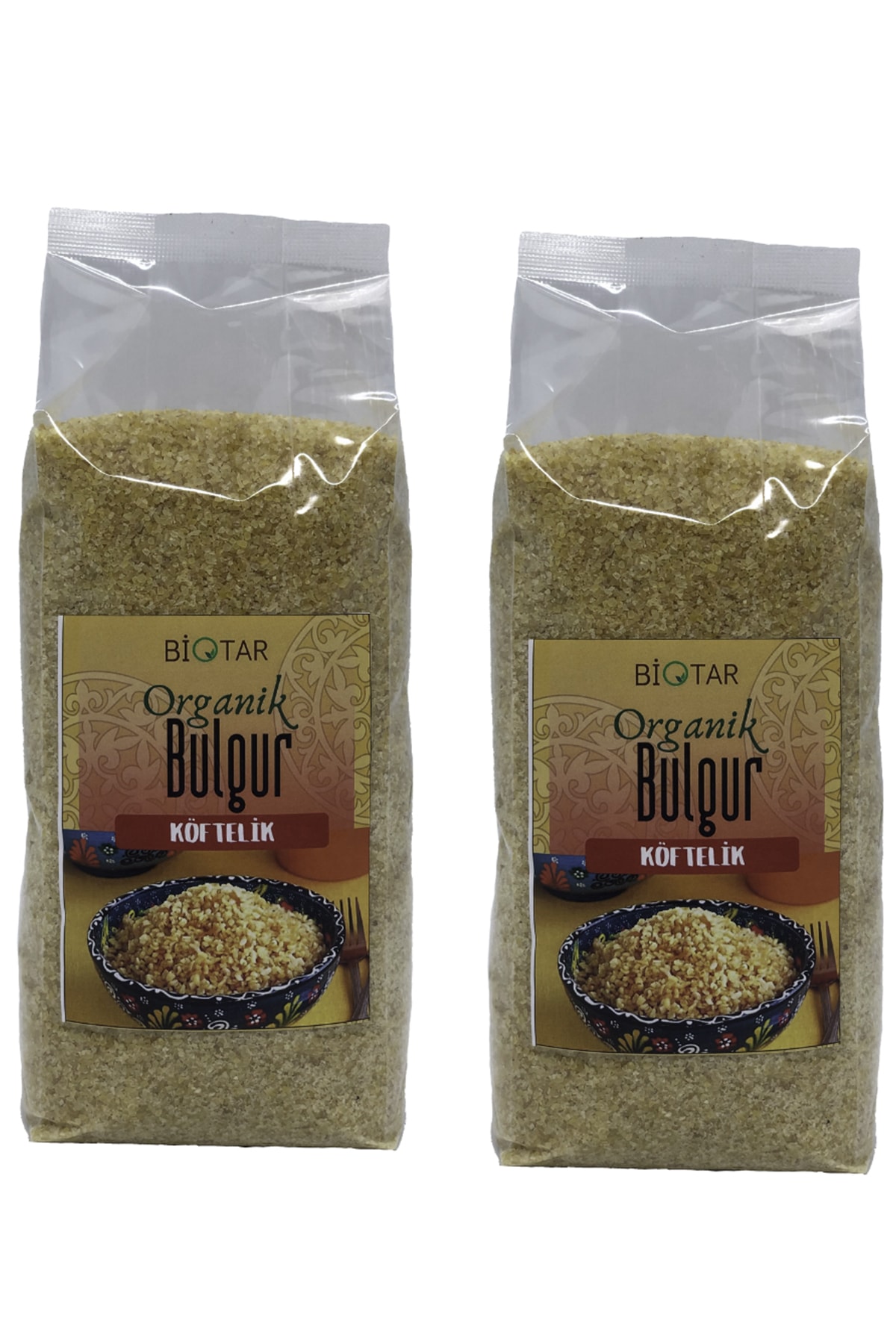 BİOTAR Organik Tarım Ürünleri Organik Köftelik Bulgur 750 gr x 2 Adet