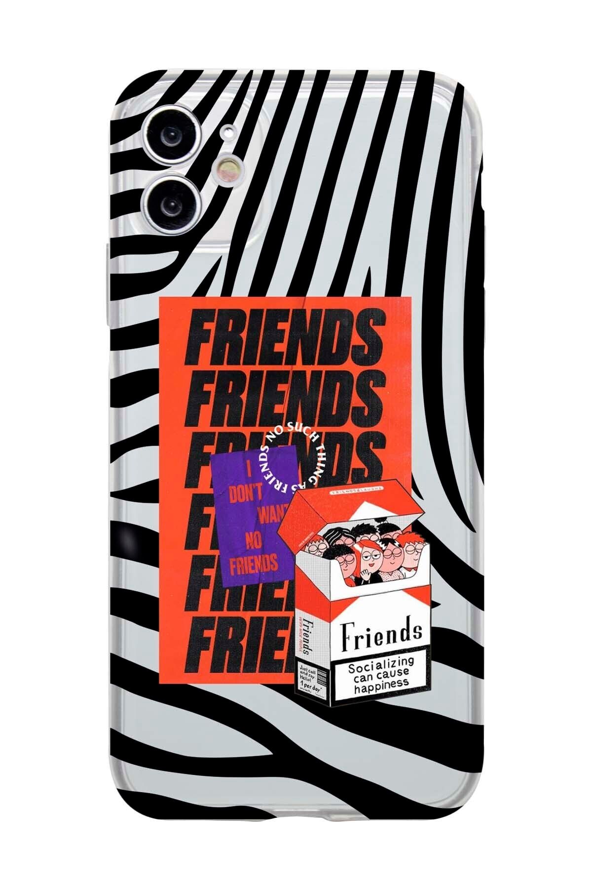 shoptocase Iphone 11 Şeffaf I Dont Want No Friends Desenli Premium Telefon Kılıfı