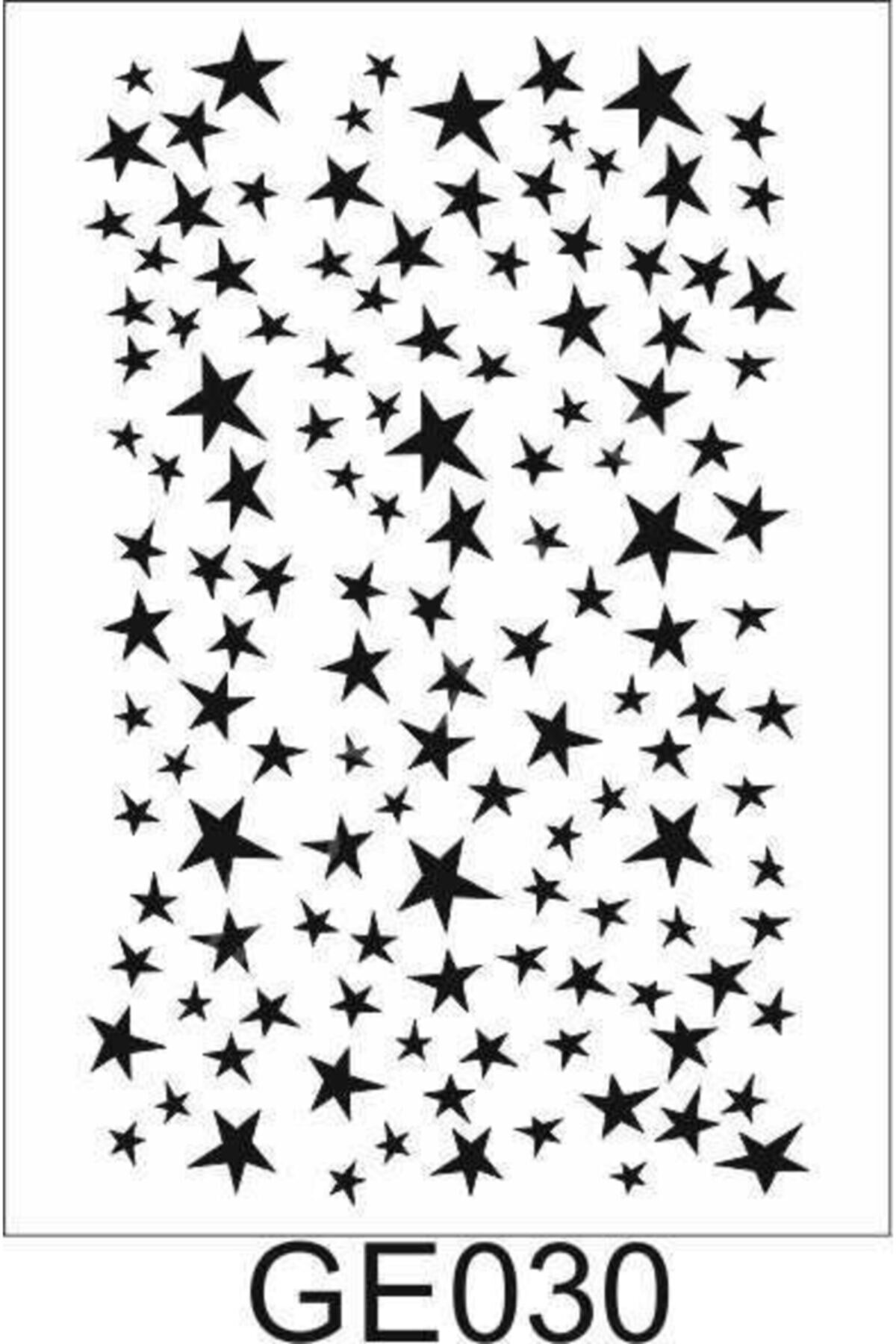 ehobici Geometrik Desenler Stencil Şablon (21x30) Ge-030