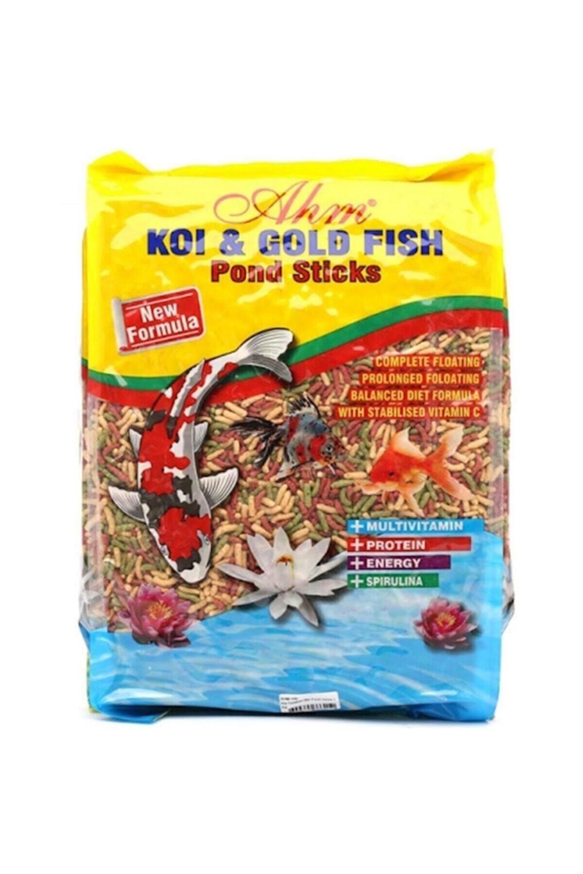 Ahm Koi Goldfish Mix Pond Sticks Balık Yemi 1 Kg