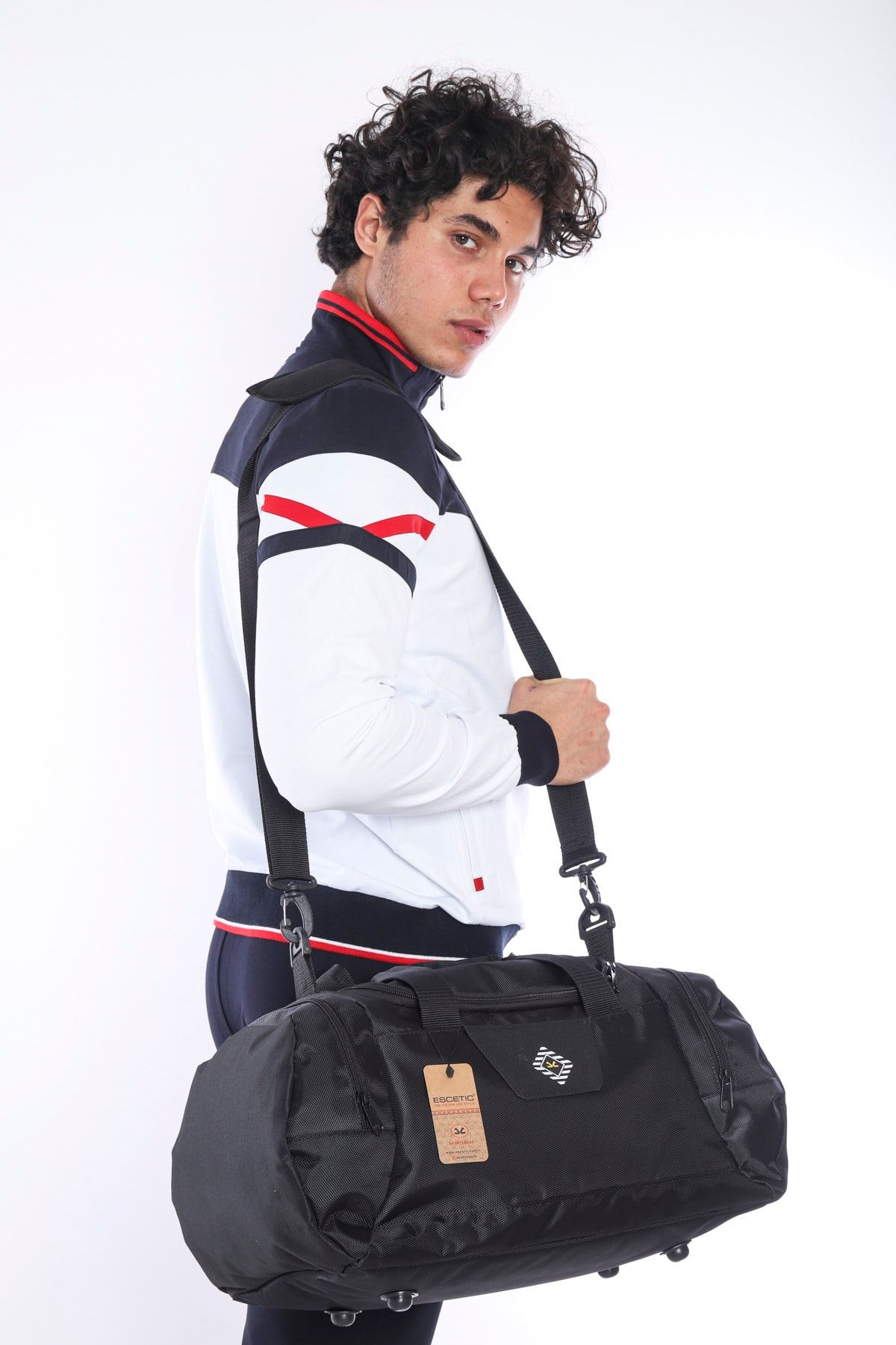 Escetic Siyah Spor Çanta, Spor, Fitness, Seyahat