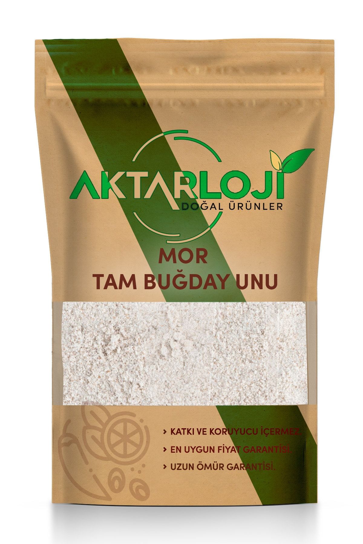 aktarloji 3 kg Mor Tam Buğday Unu