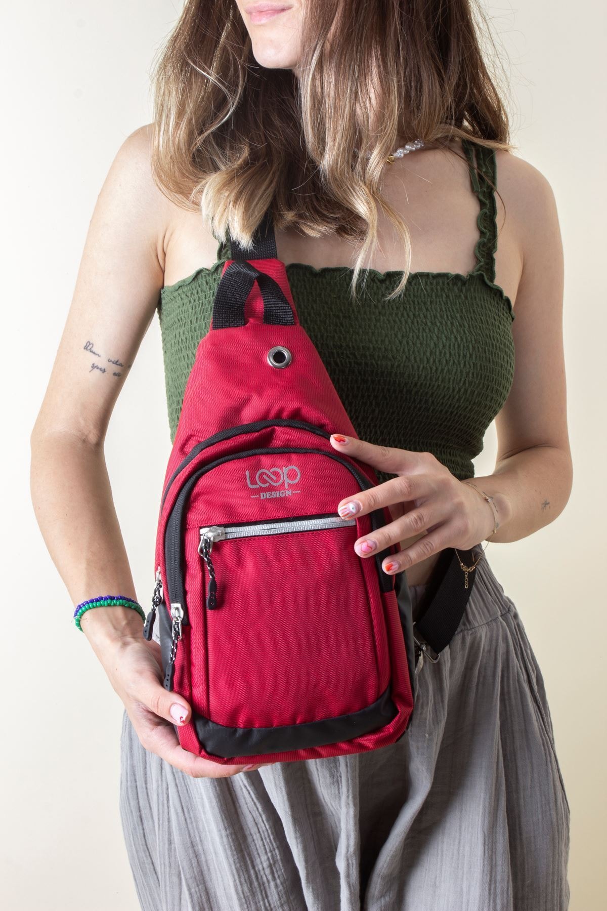 Lal Shoes & Bags Kadın Bel Çantası Kırmızı
