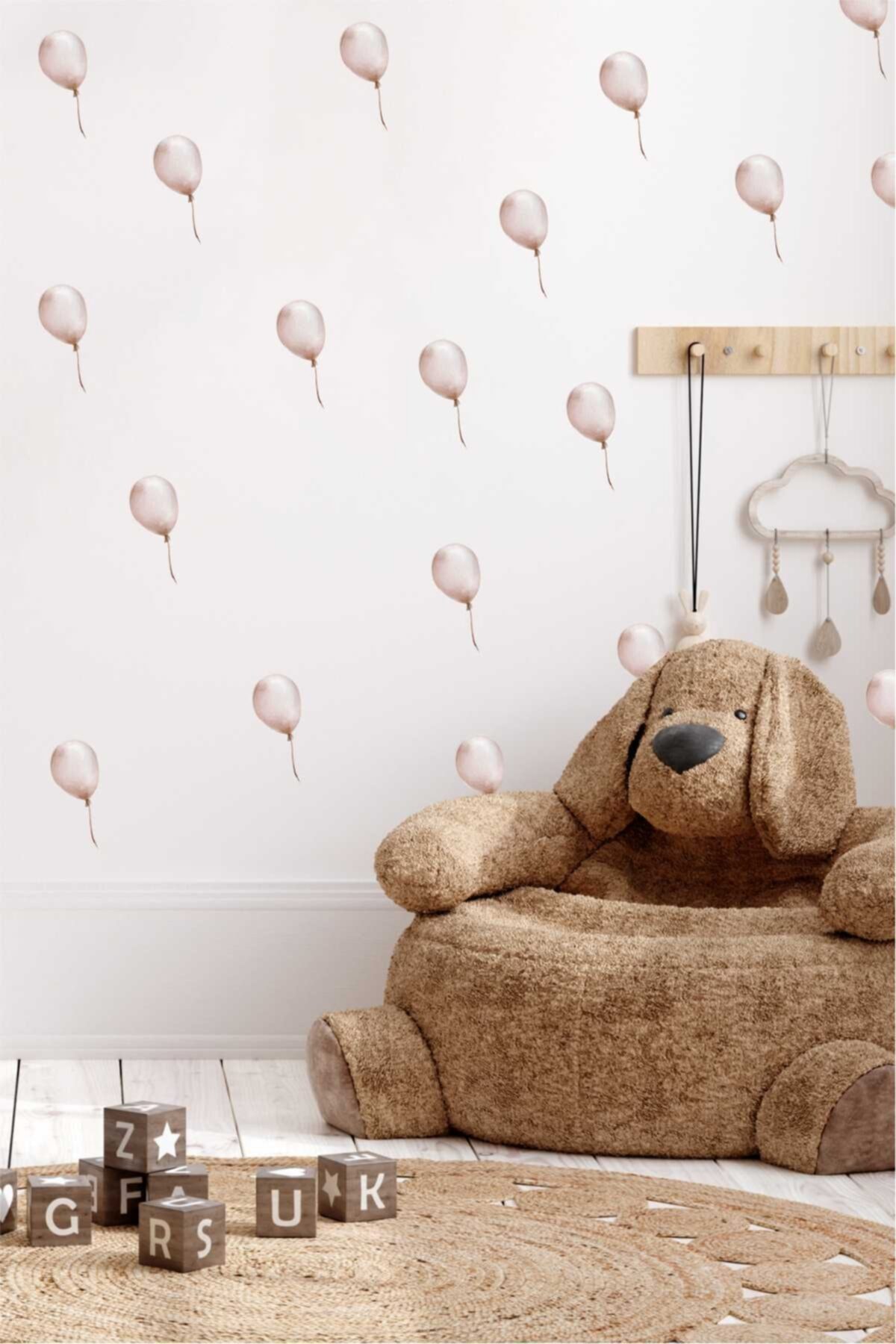 Piksel Grafik Soft Balonlar Duvar Stickerı