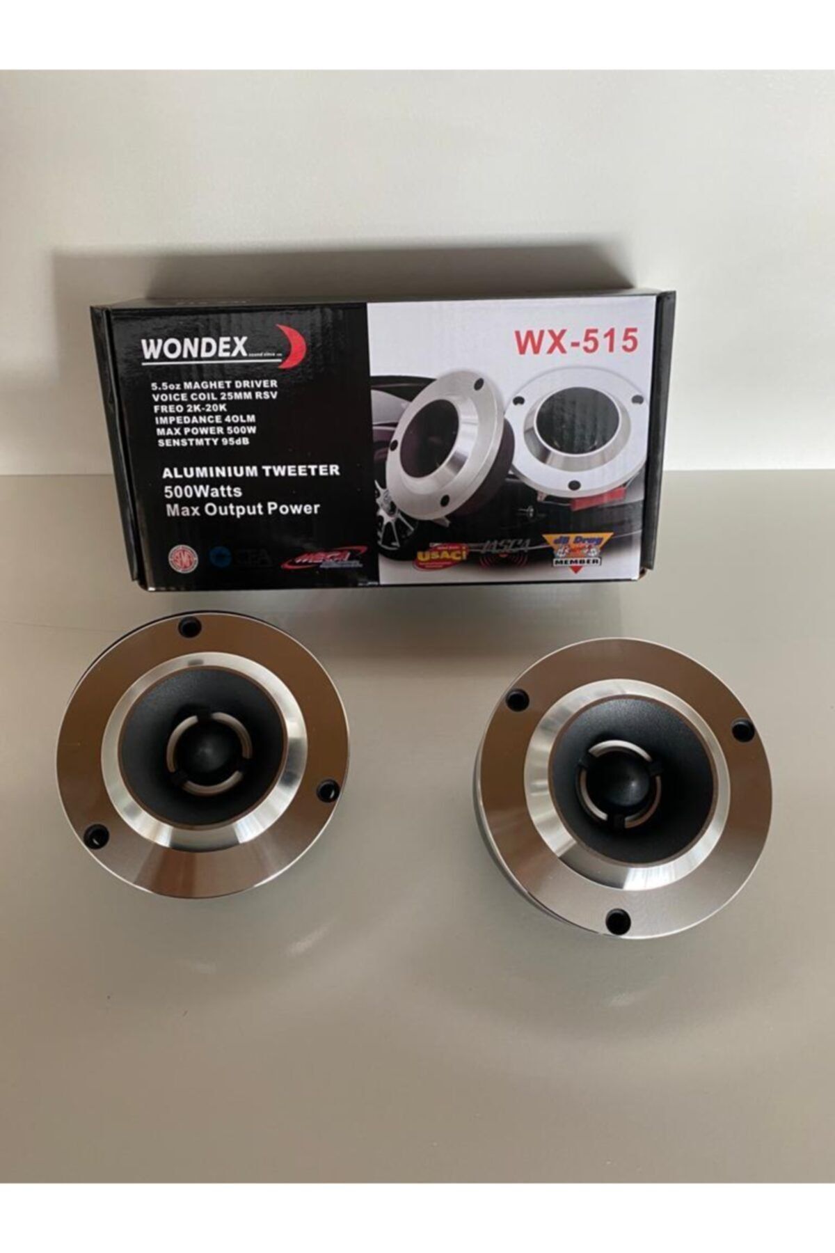 HİFİAUDİO Wondex Profesyonel Dome 10 Cm Tweter Kabı Ile Birlikte