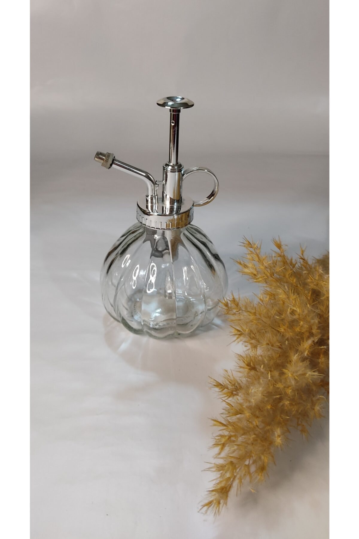 Hops Plant Design Kristal Cam Fısfıs Bitki Sulama Şişesi-şeffaf