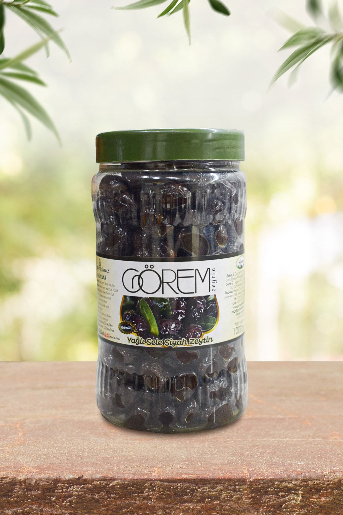 Görem Zeytin Şampiyon Siyah Zeytin ( 250-260 Kalibre) 1 Kg.