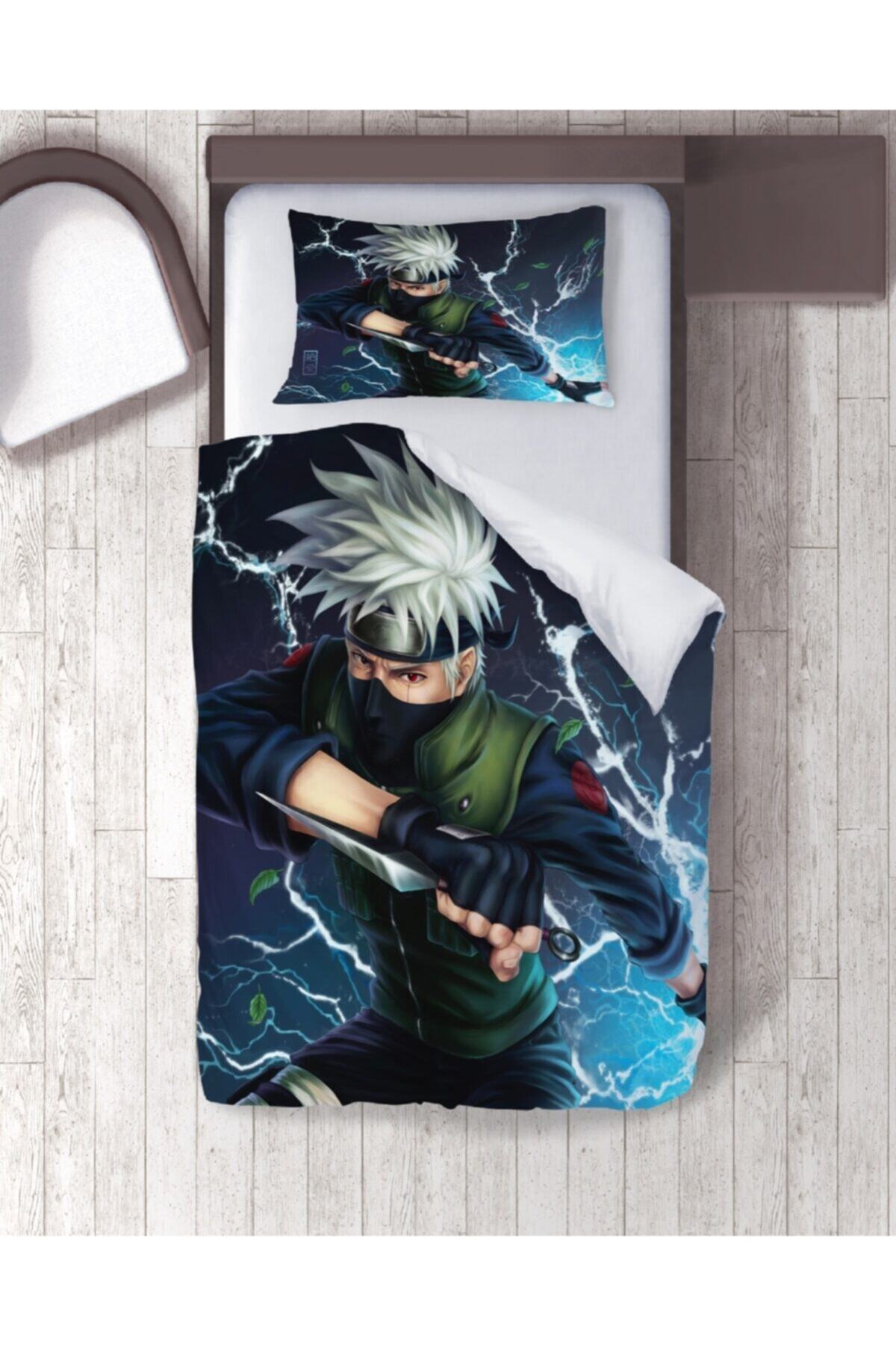 Vita Tekstil Vita Tasarım 3d Anime Desenli Tek Kişilik Nevresim Takımı Çarşafsız