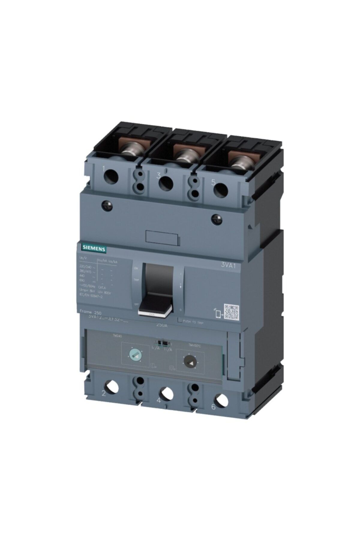 Siemens 140-200a Termik Manyetik Şalter 55ka 3va1220-5ef32-0aa0