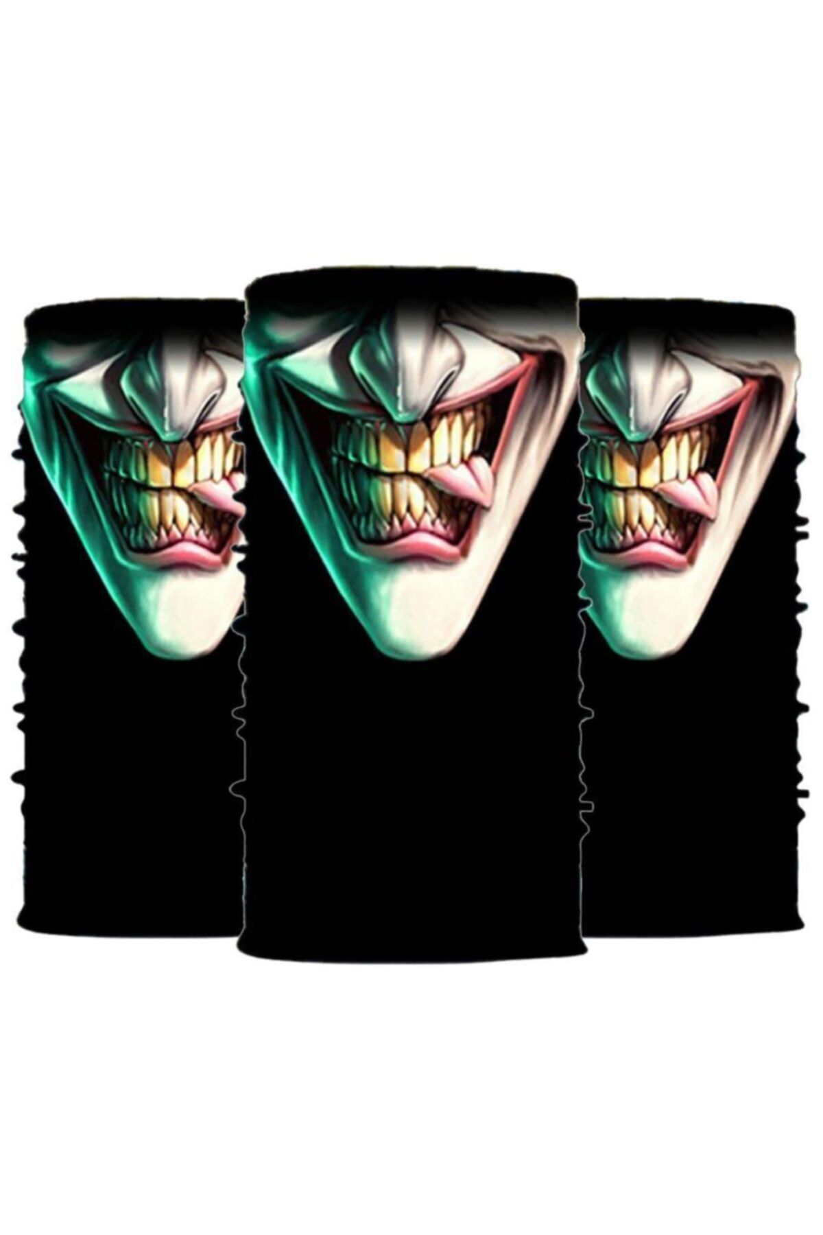 Knmaster Villian Buff Bandana Boyunluk Maske Saç Bandı 3'lü Paket