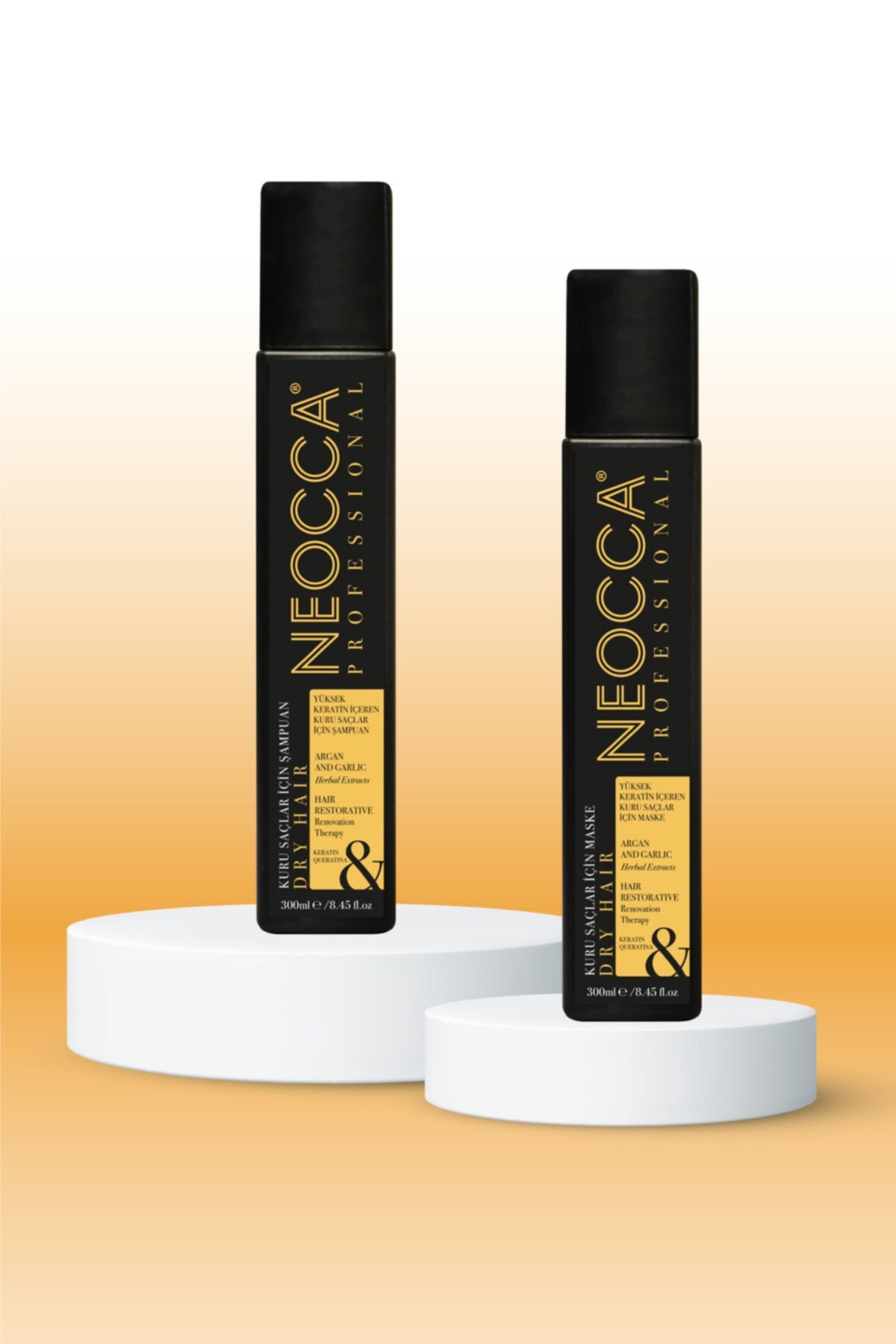 Neocca Yüksek Keratin Içeren Kuru Saçlar Için Şampuan Ve Maske Seti