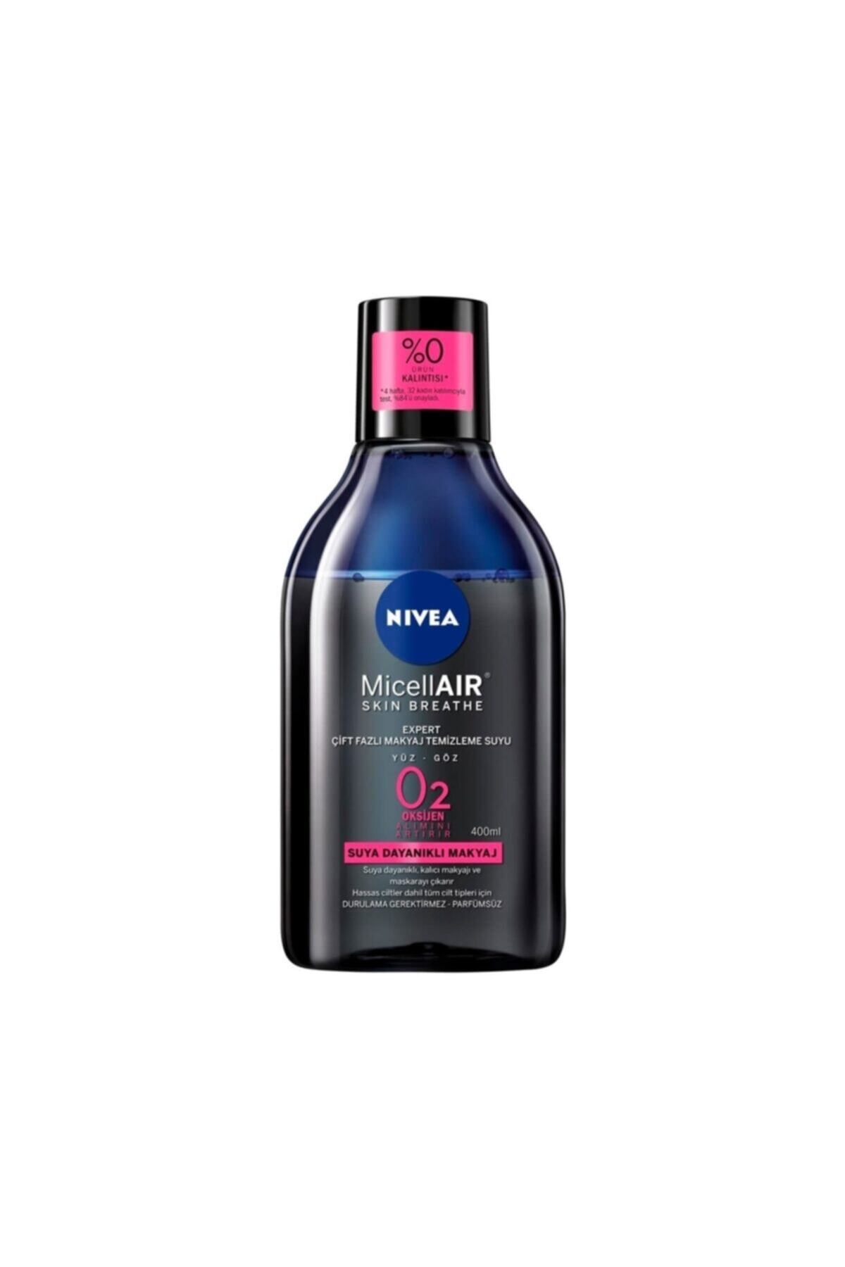 Nivea Micell Air Çift Fazlı Makyaj Temizliği Suyu O2 400 Ml