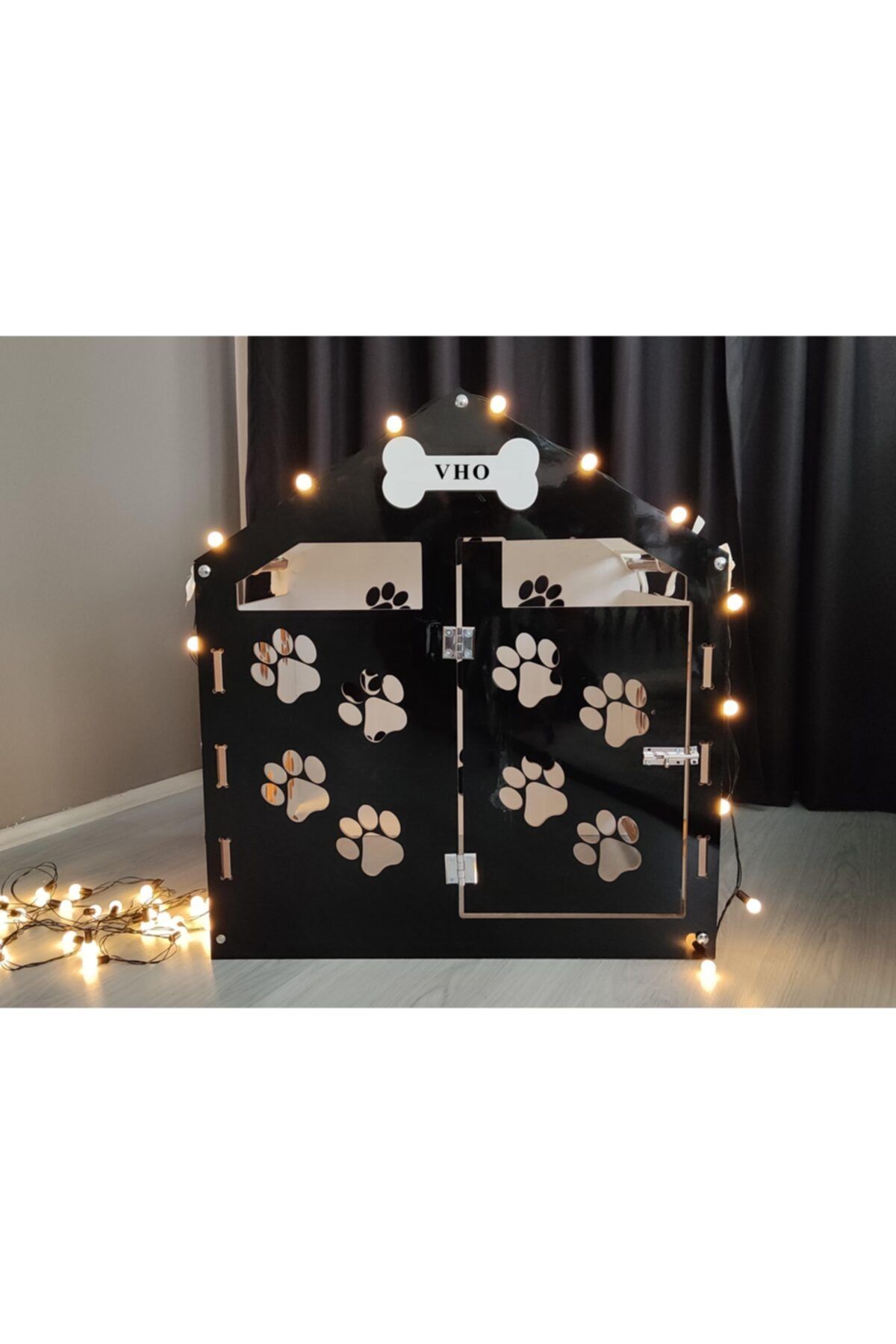 AlbinaWood En İyi Dostlarınız İçin Ev Ortamında Kullanılabilir Modern Köpek Evi