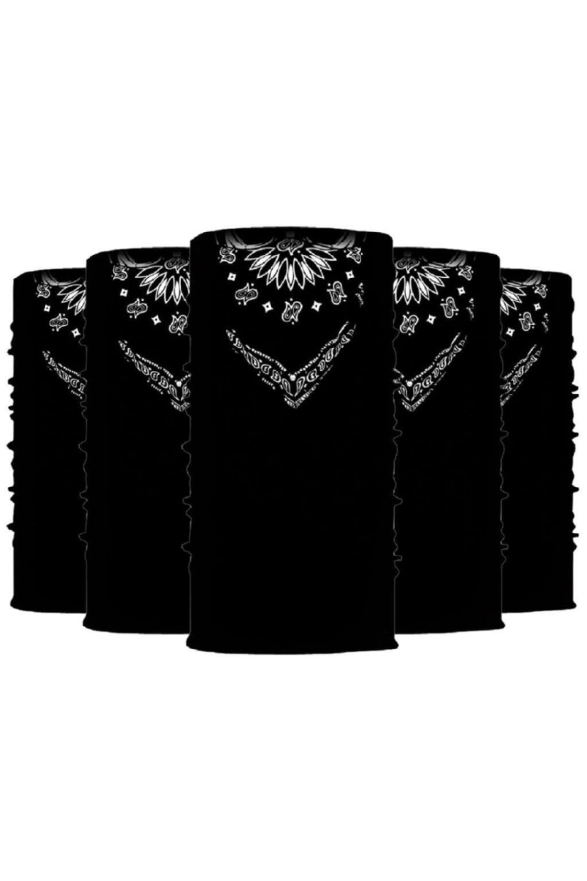 Knmaster Pune Buff Bandana Boyunluk Maske Saç Bandı 5'li Paket