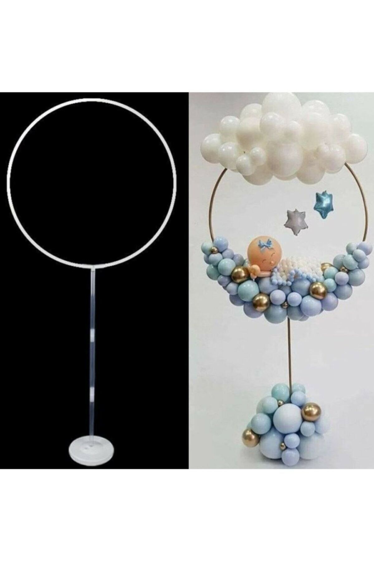 Party City 1.60cm Yuvarlak Balon Standı 50adet Balon