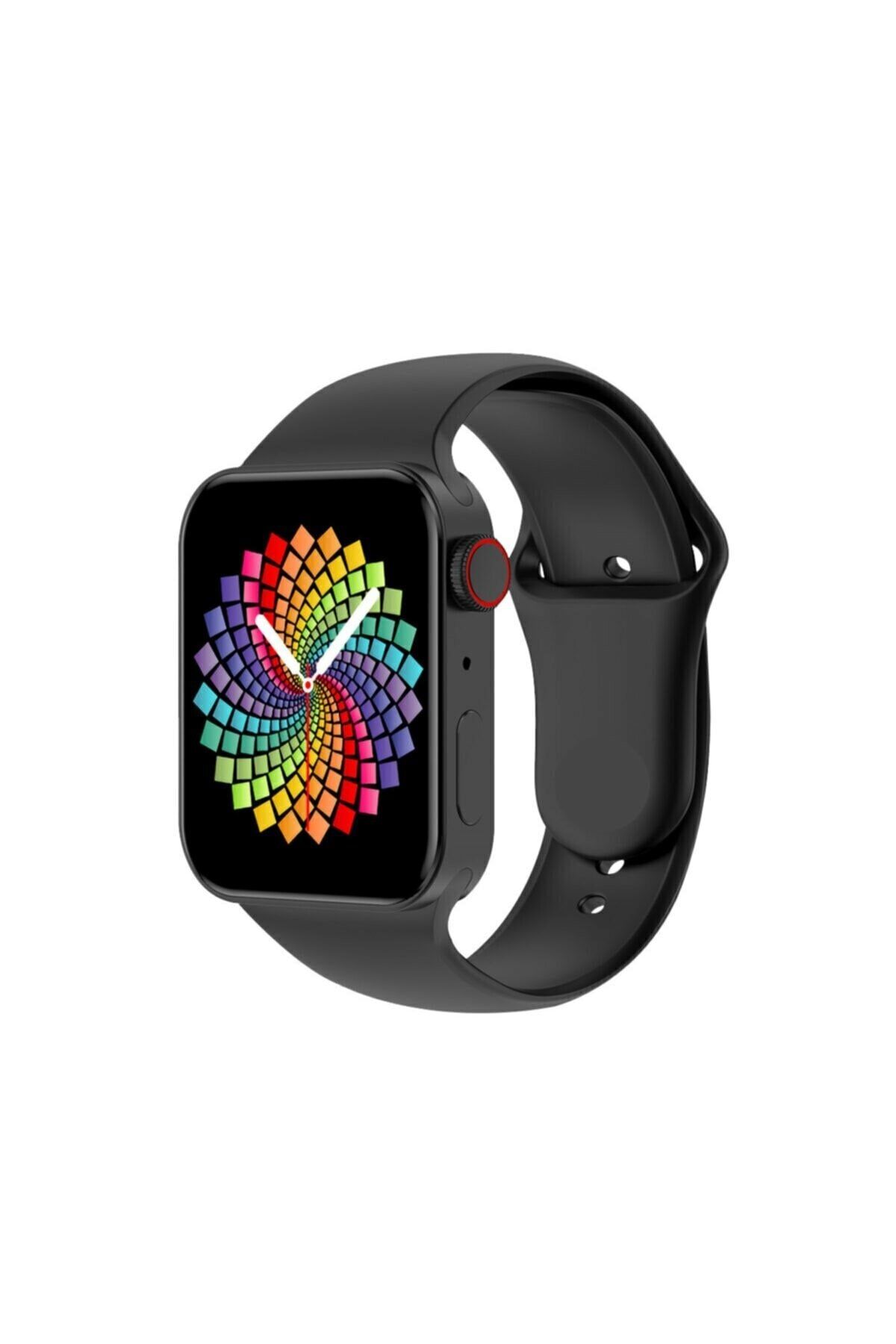 A Plus Life Iphone Ve Android Uyumlu Watch 7 Plus Son Nesil Siyah Yan Düğme Ileri Geri Ve Yakınlaştırma Aktif