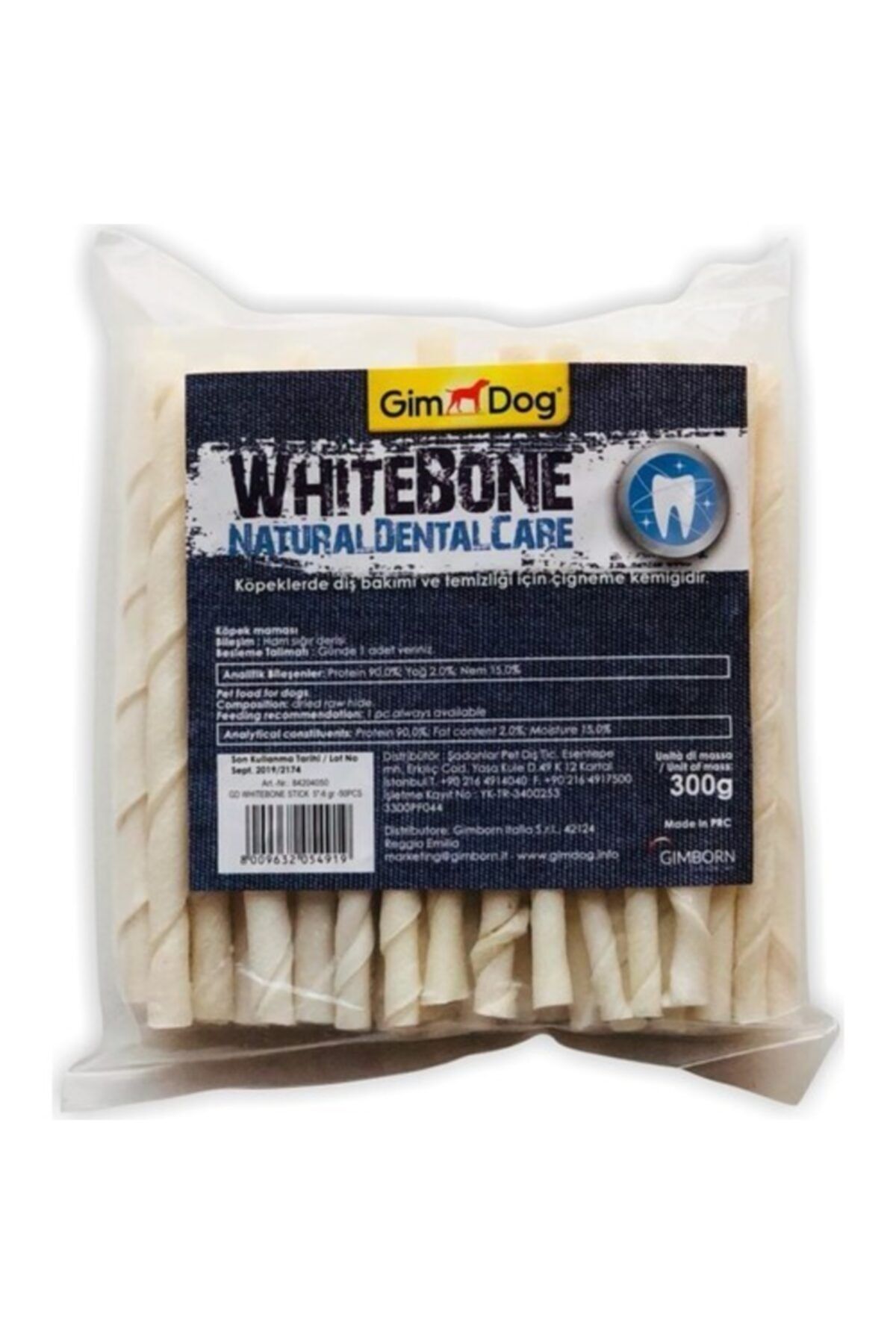 Gimdog Mordimi Burgu Çubuk 5 6gr 50li White 300gr