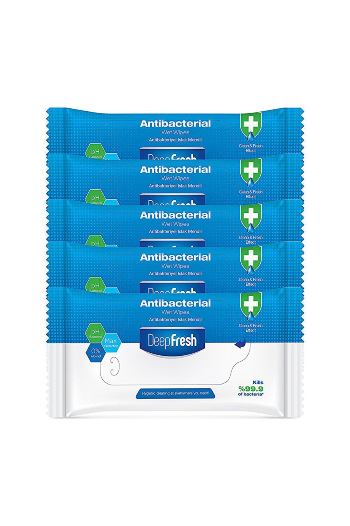 Deep Fresh Antibakteriyel Islak Cep Mendili 5 X 15 Yaprak