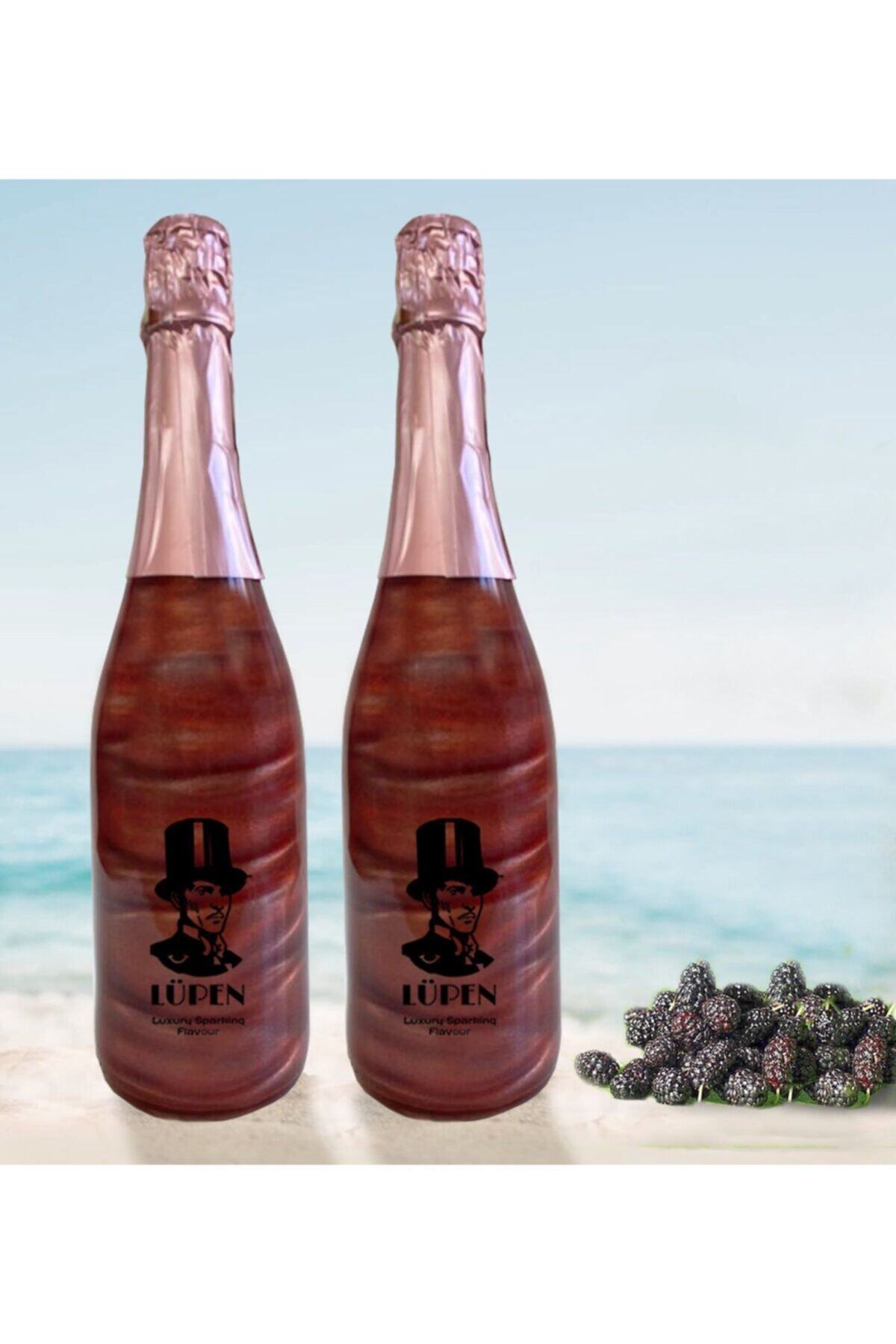 Lüpen Alkolsüz Simli Lux İçecek Karadut Aromalı 750 ml 2 Adet