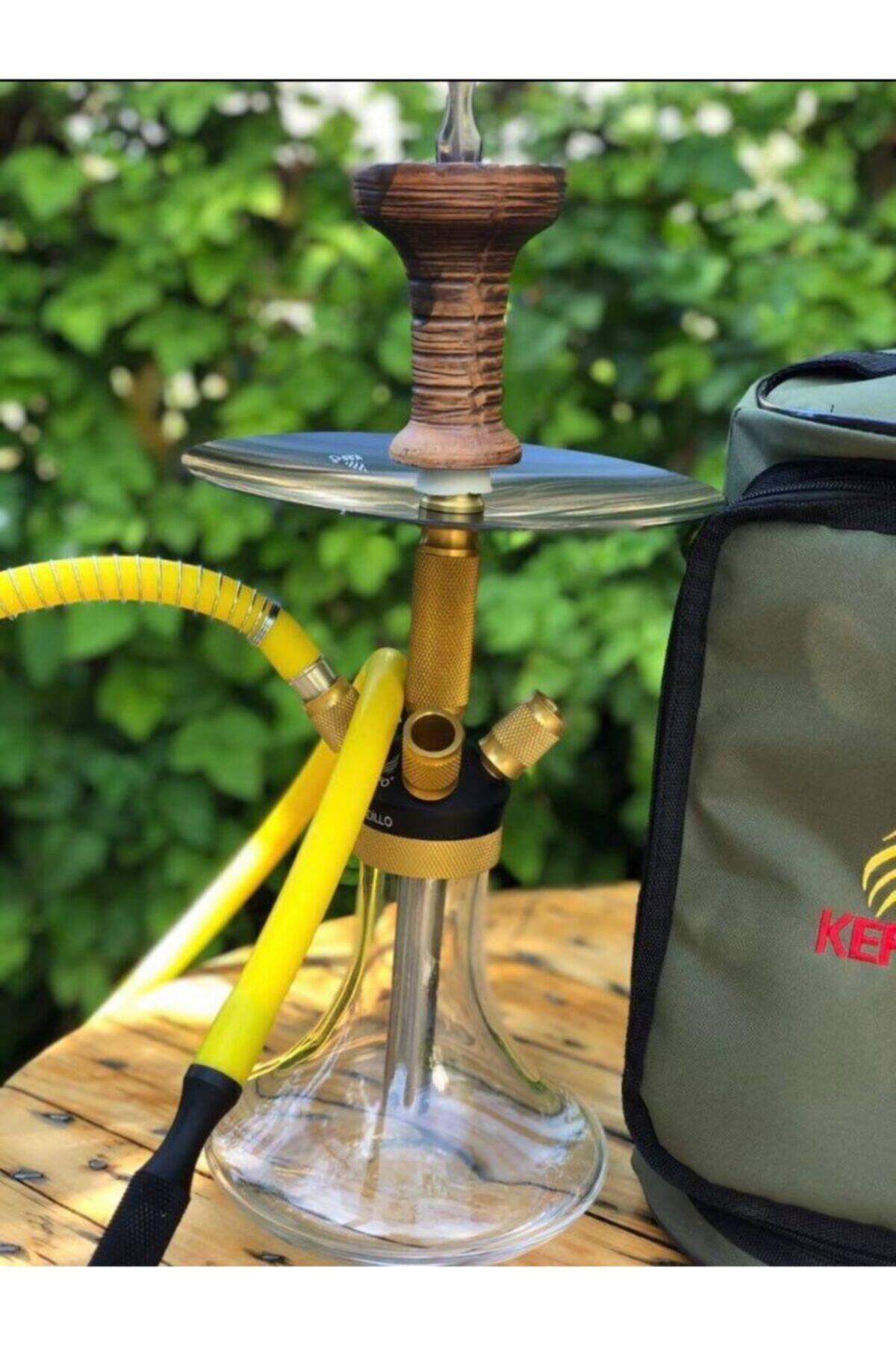 KEFO ARMADİLLO Sırt Çantalı Nargile Takımı Gold