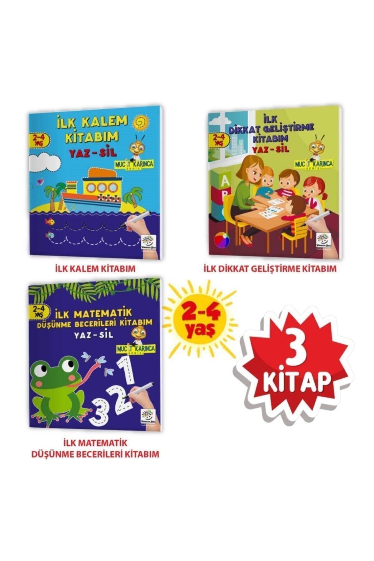 Yükselen Zeka Yayınları 2-4 Yaş Evde Etkinlik Seti -Mucit Karınca Serisi Yaz