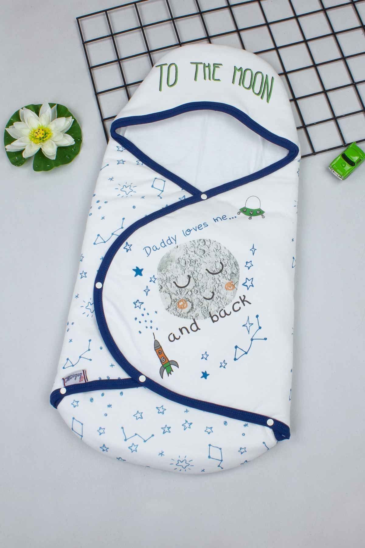 Modakids Beyaz The Moon Bebek Kundak Alt Açma