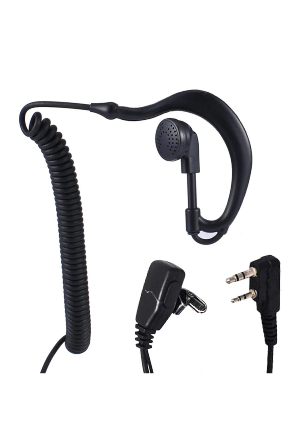 ASELSAN Pmr Telsiz A446 Kulaklık Spiral Arkalıklı  Wln Pmr-446 El Telsiz