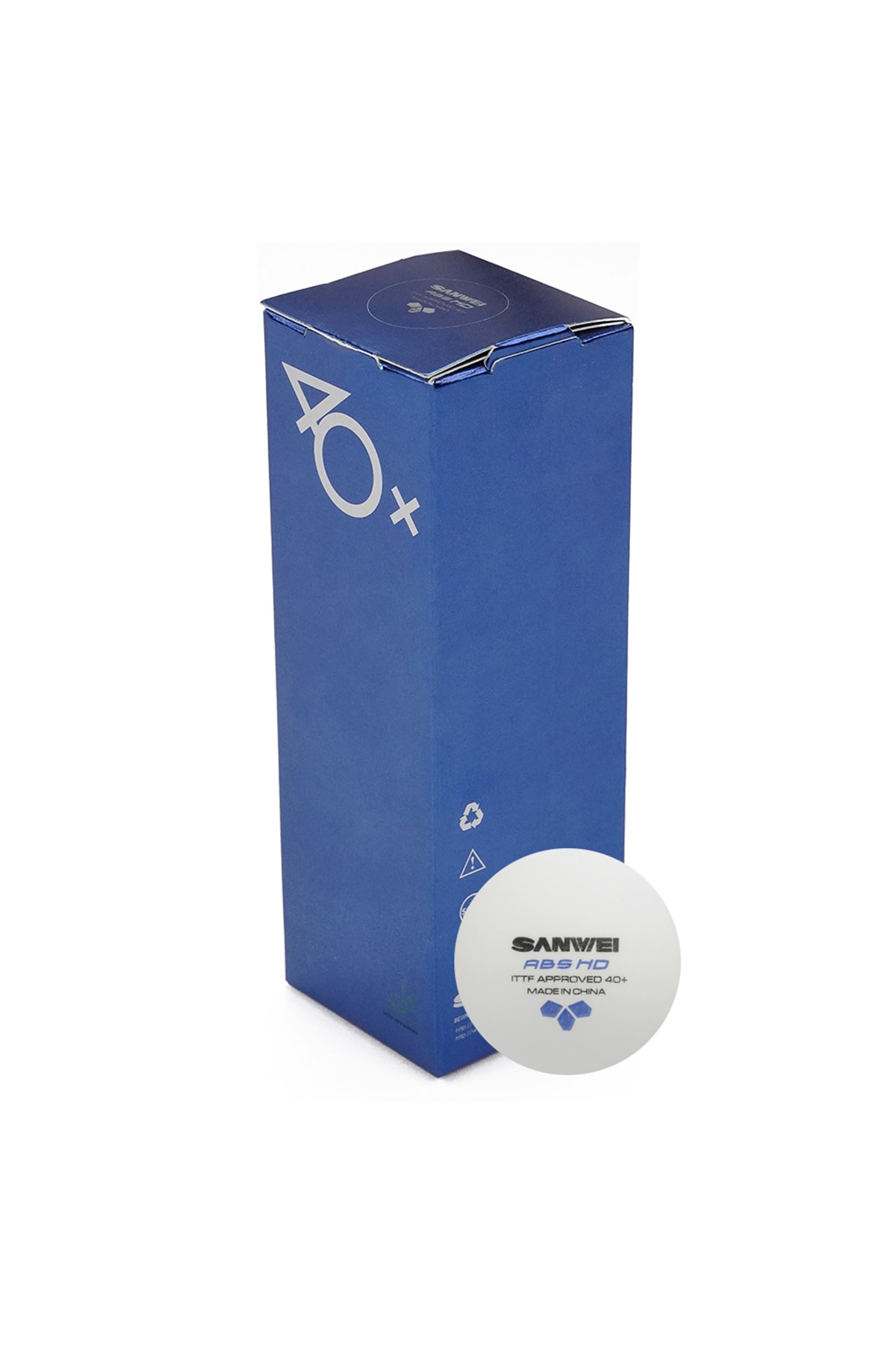 SANWEI Abs 40+ Hd 3 Lü Masa Tenisi Maç Topu