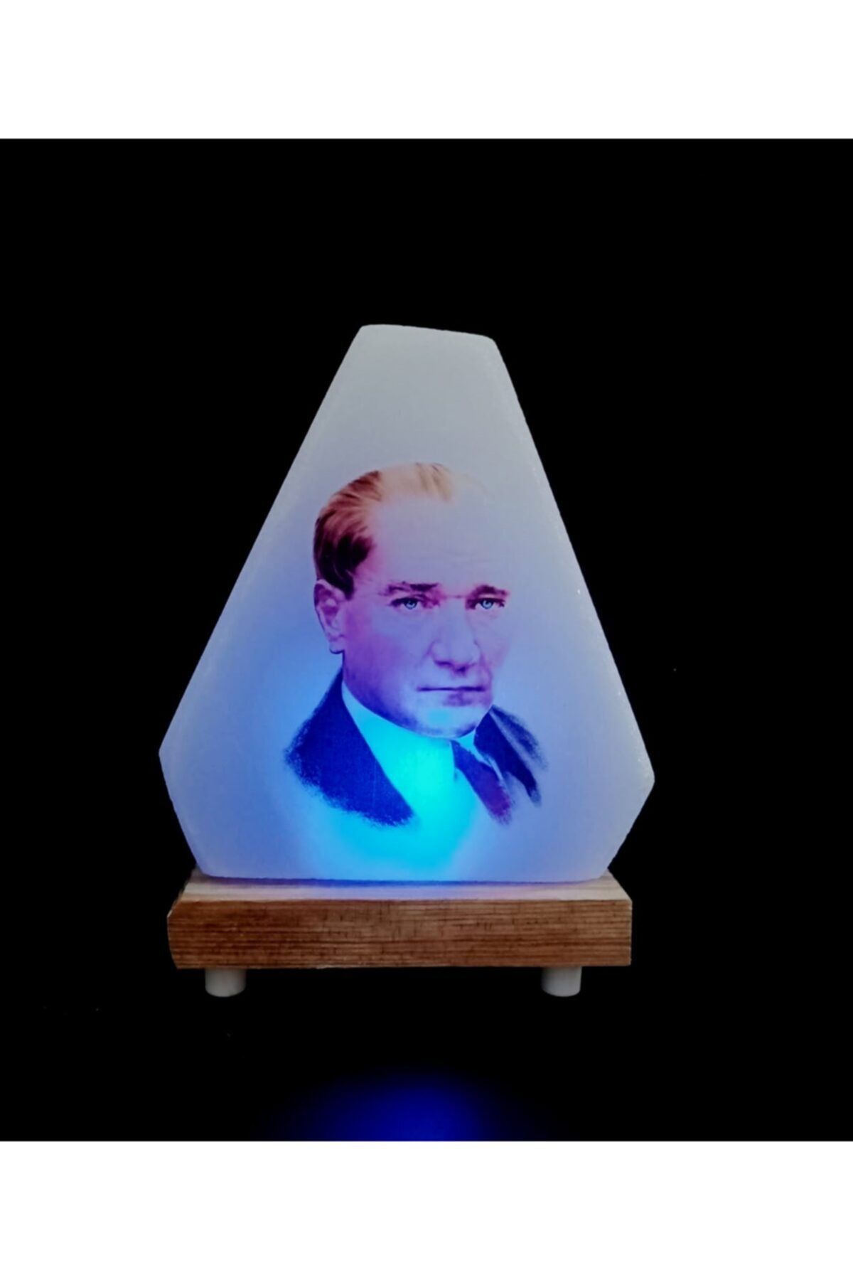 Şifay Tuz Lamba Atatürk Süliet Biblo Işıklı Tuz Lamba