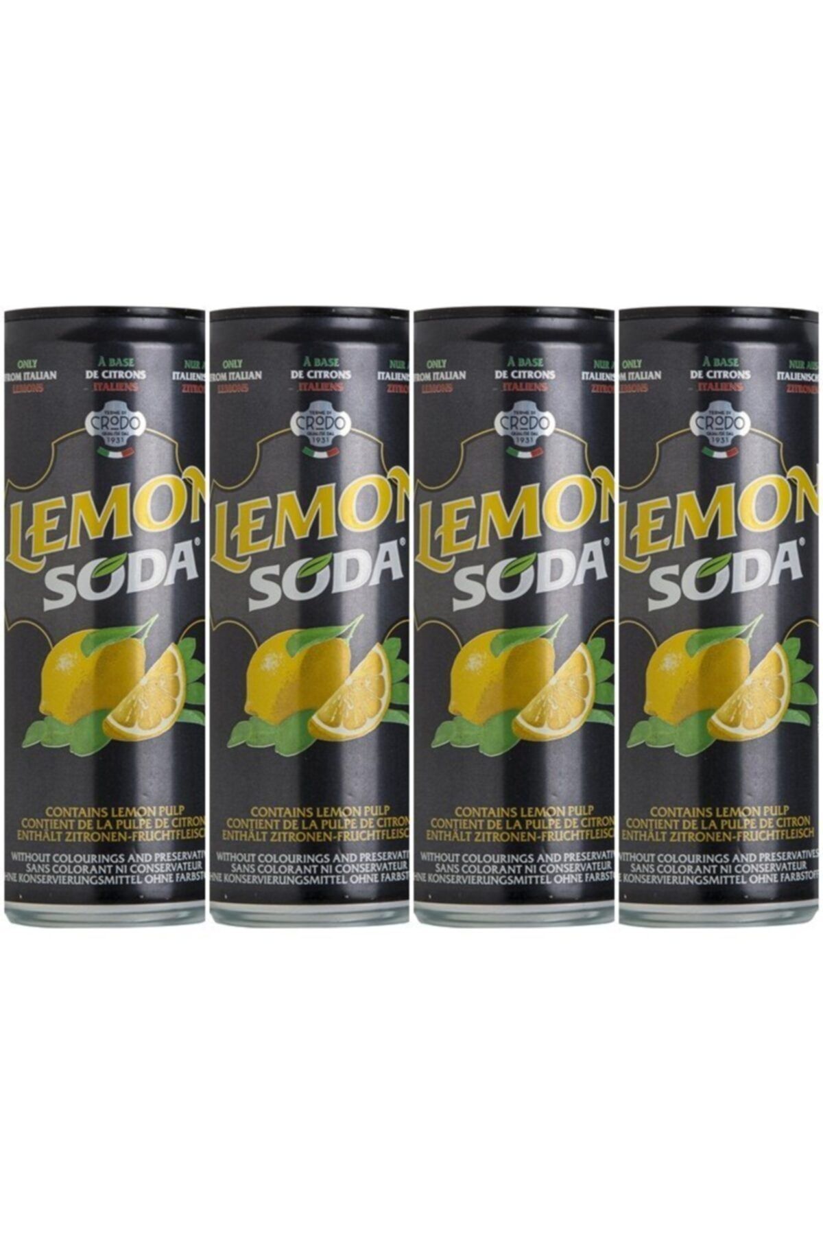 Terme Di Crodo Terme Dı Crodo Lemon Soda 33cl 4 Adet