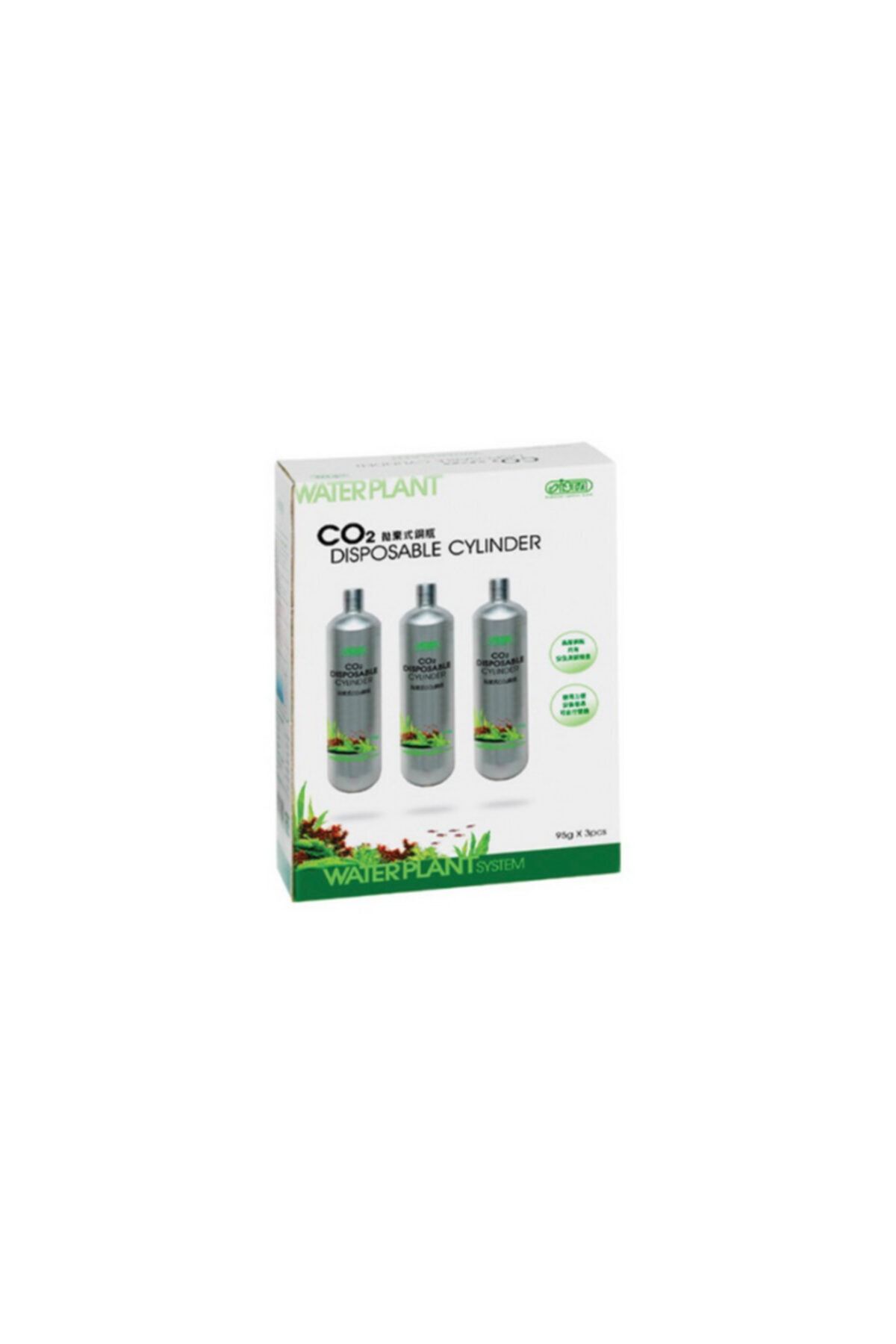 Ista Akvaryum Bitki Yedek Co2 Tüp 95 Gr 3'lü