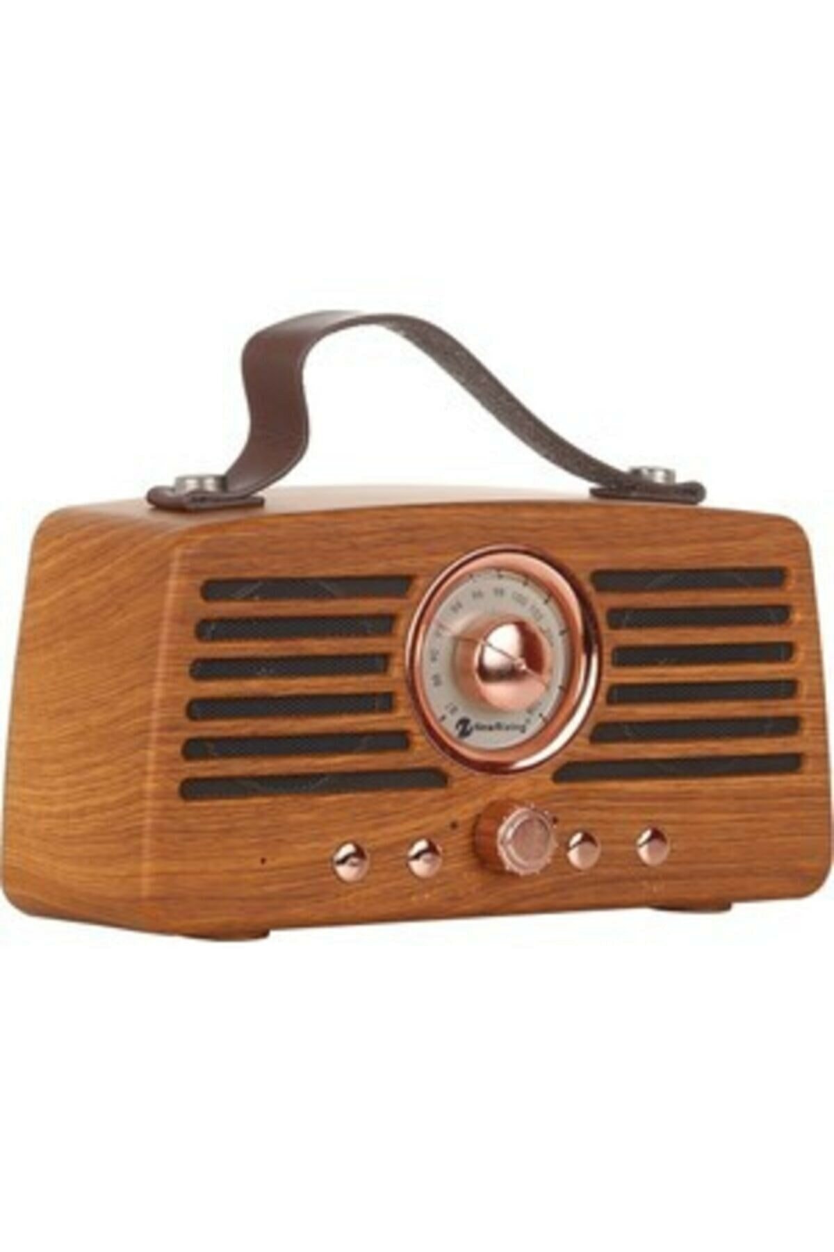 Dynego Ahşap Fm Radyo Saat Usb Sd Bluetooth Hoparlör Nr-4013