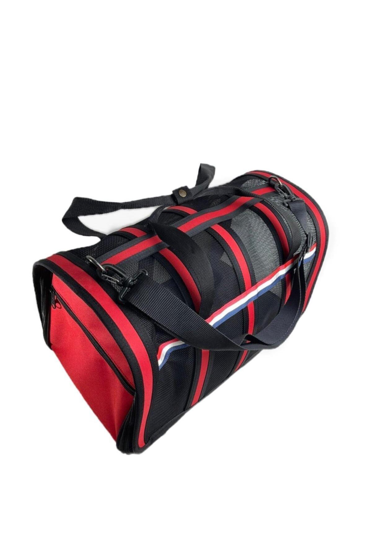 Glipet Kedi & Köpek Fileli Taşıma Çantası 47x27x26cm Kırmızı