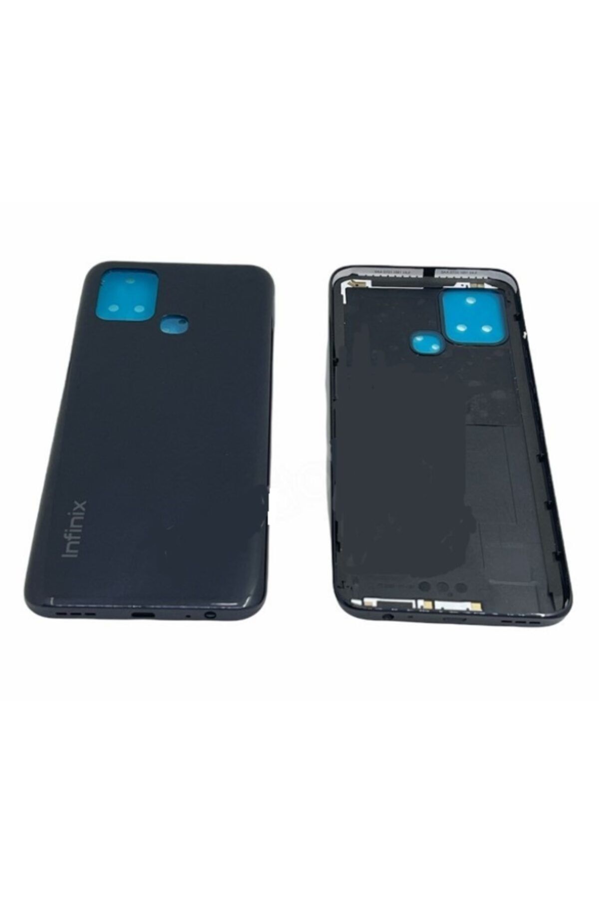 KDR Infinix Hot 10s X689c X689b Arka Pil Kapağı Siyah