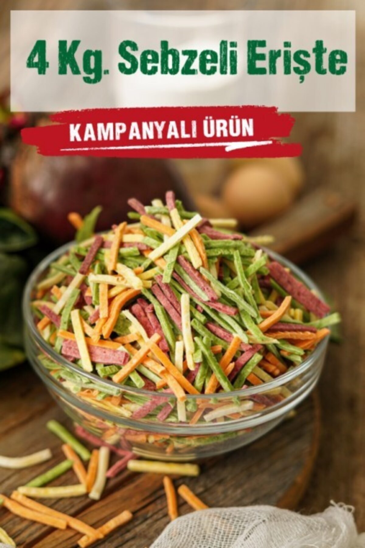 muhtesem Sebzeli Erişte 4 Kg