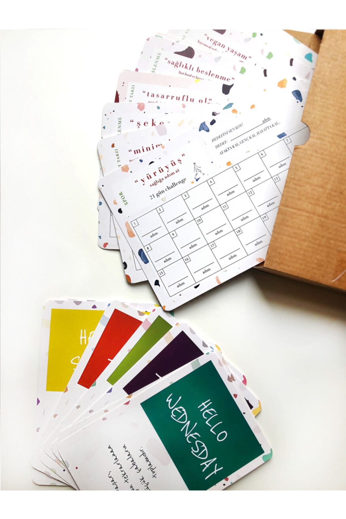 Norm Design 21 Gün 21 Alışkanlık Kartları, Challenge & Motivasyon Kartı, Yeni Alışkanlık Takip Kartları