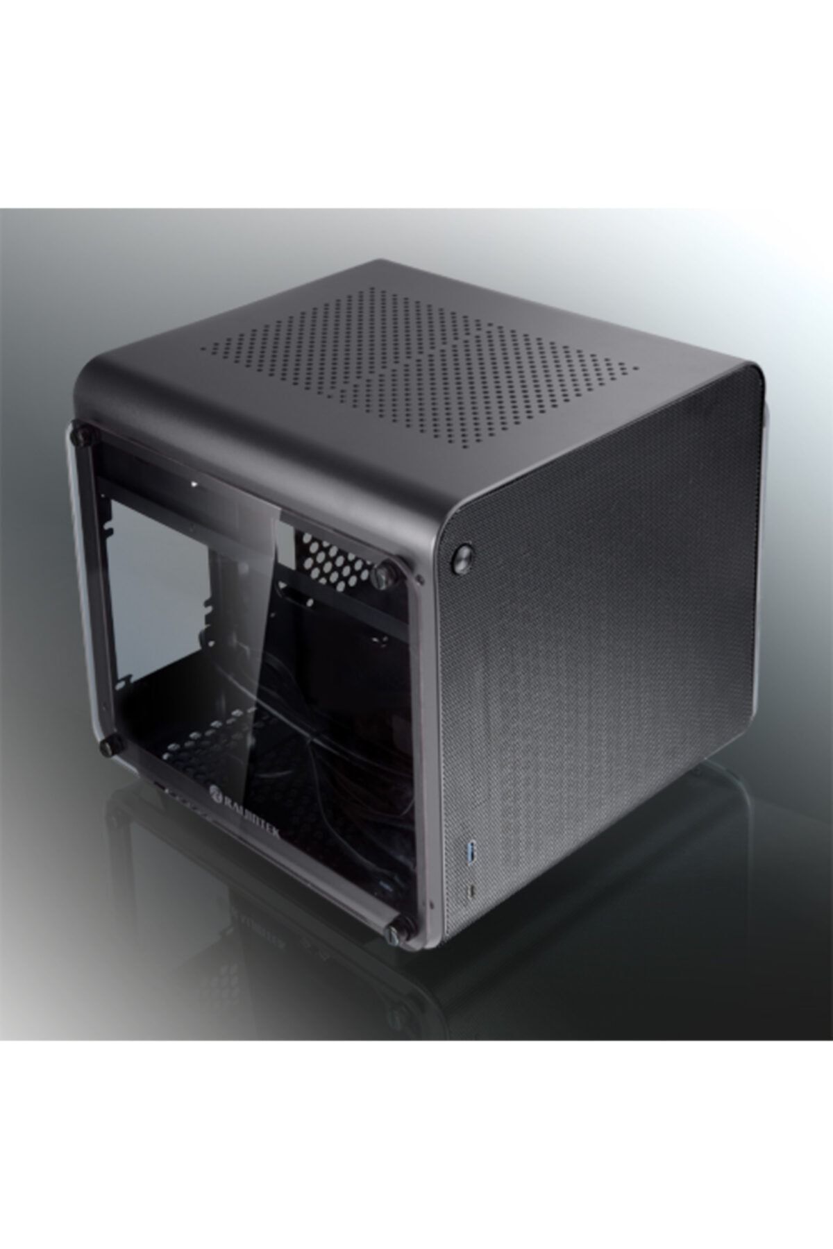 Raijintek Metıs Evo Black Tempered Glass Boş Mini Itx Performans Kasası Rj-0r20b00160