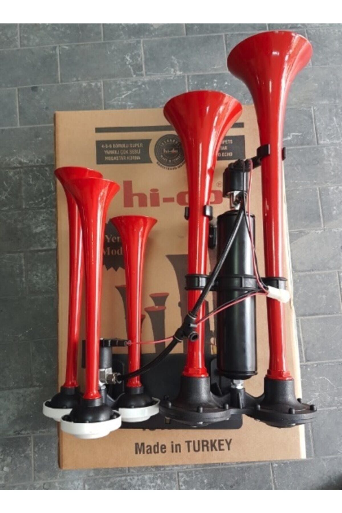 HIDO 5 Borulu Dadan Yankılı Korna 24v 12v Bildiriniz Siparişte