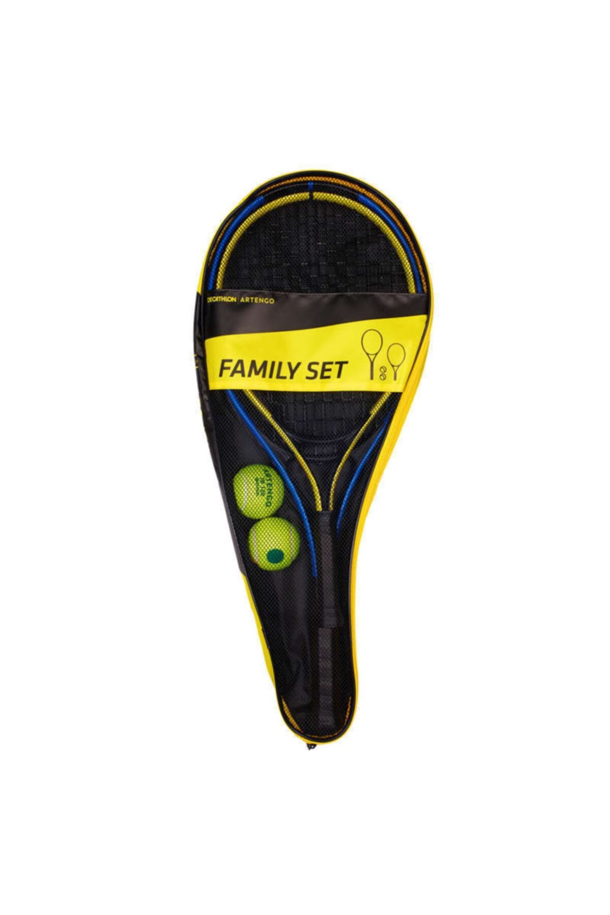 DOGASTR Tenis Seti - 2 Raket / 2 Top / 1 Kılıf Artengo