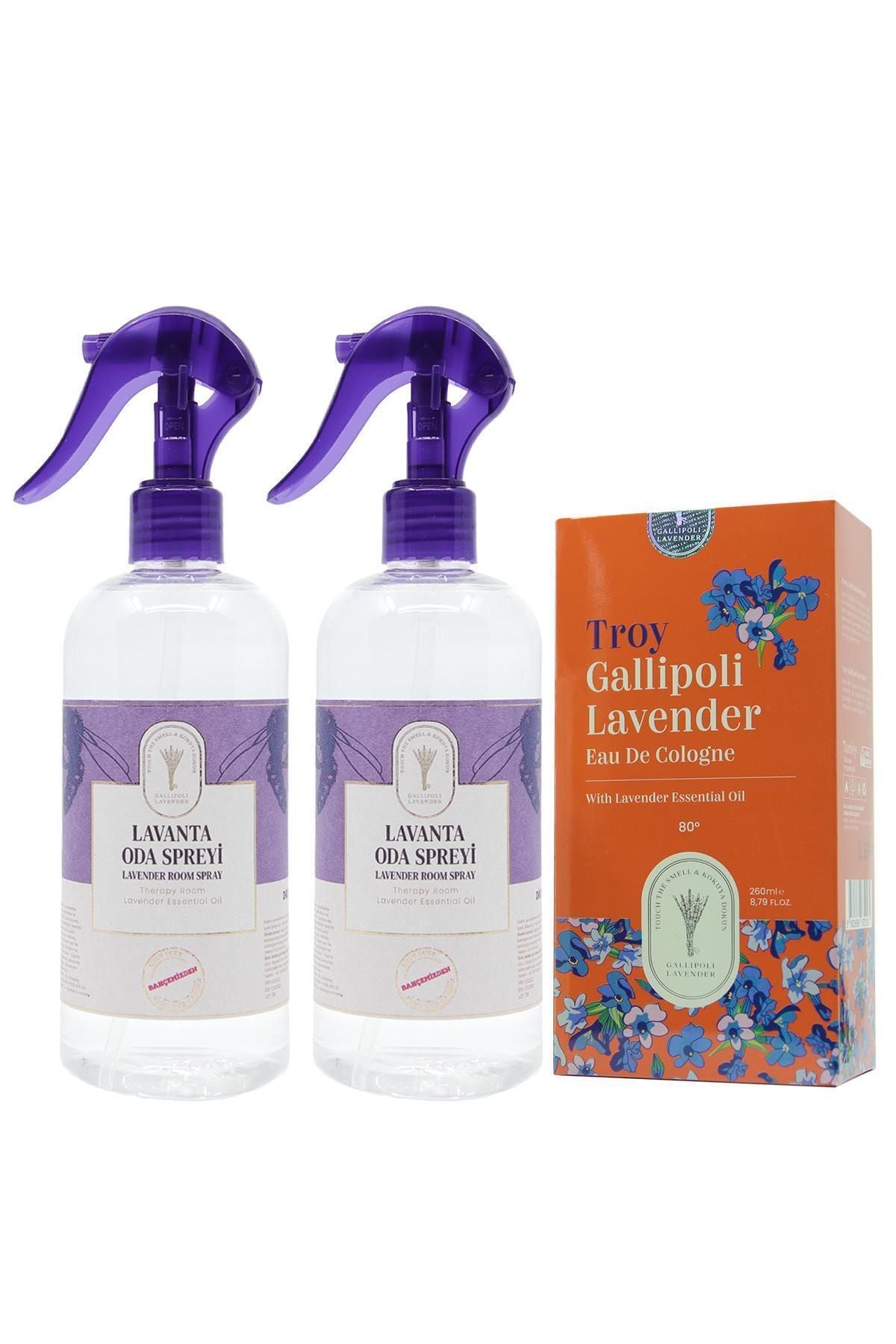 Dr. Lavender Dr. 2 Adet 400 Ml Lavanta Kalıcı Oda Spreyi Kalıcı Oda Kokusu + Troy Cam Lavanta Kolonyası 260 Ml