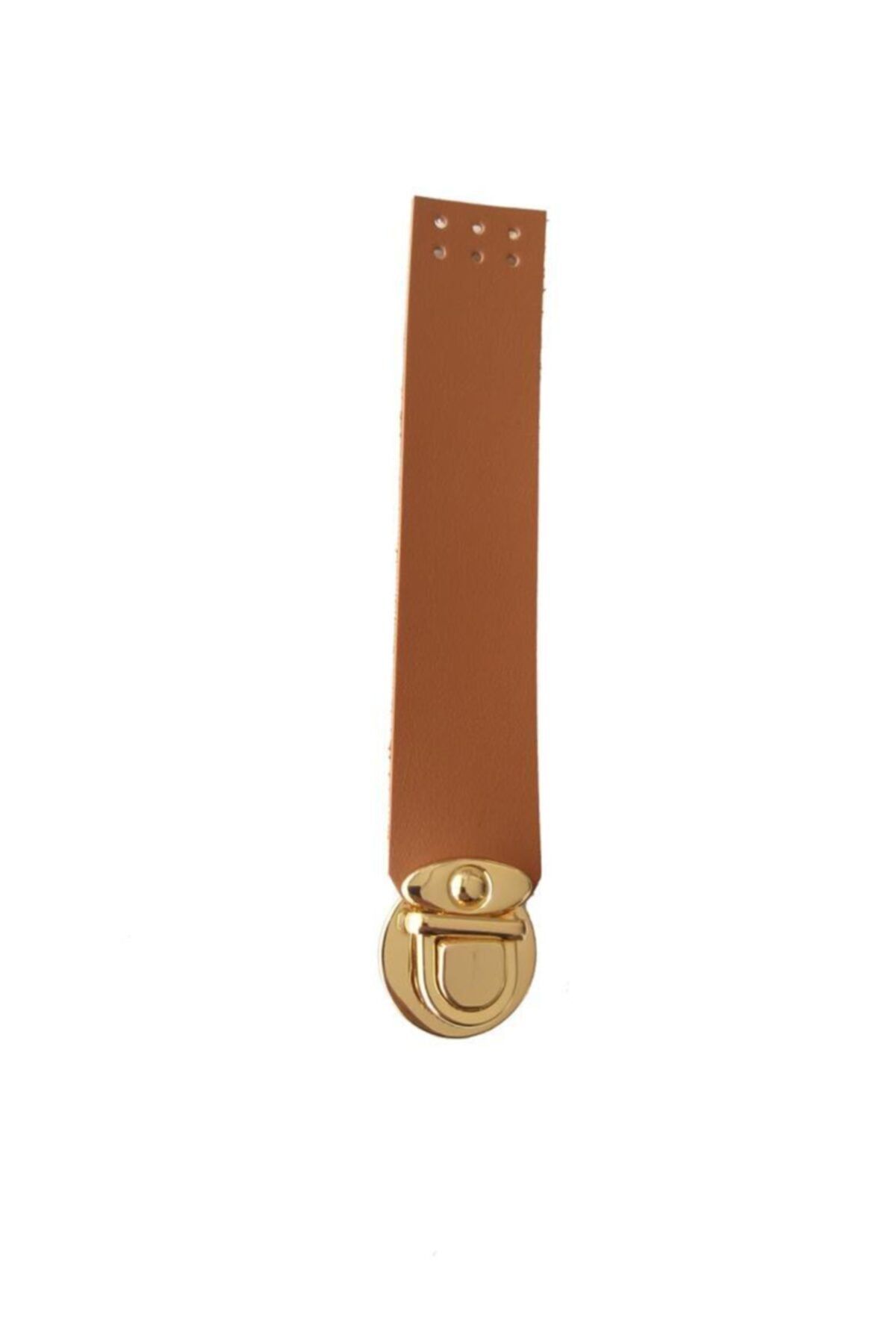 angel çanta aksesuar Kilitli Kapak 3x17 Cm Light Gold Metal Tek Kat Kalın Suni Derili Renk Seçenekli