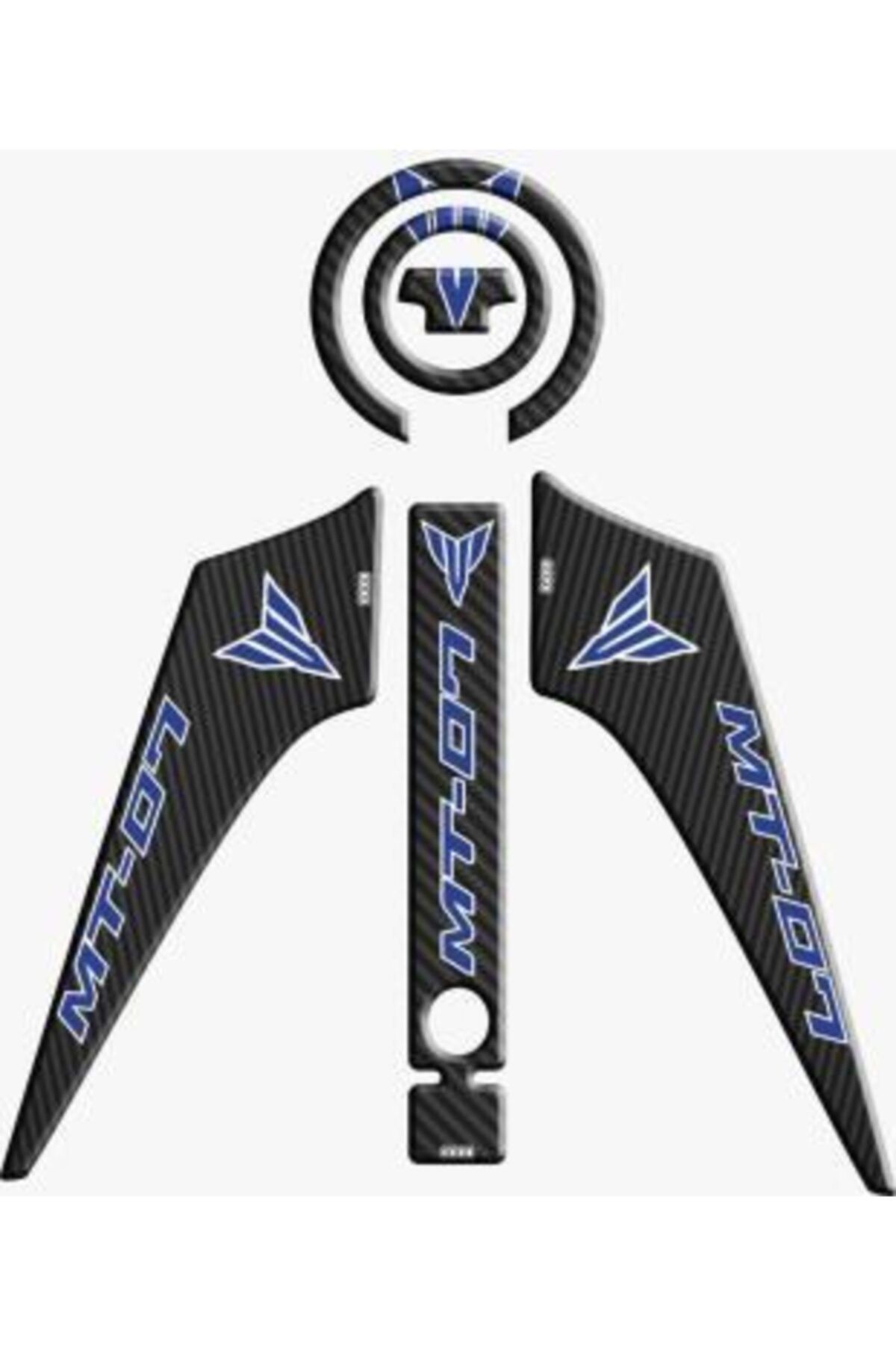 Gogo Yamaha Mt07 2017 Tank Pad Set