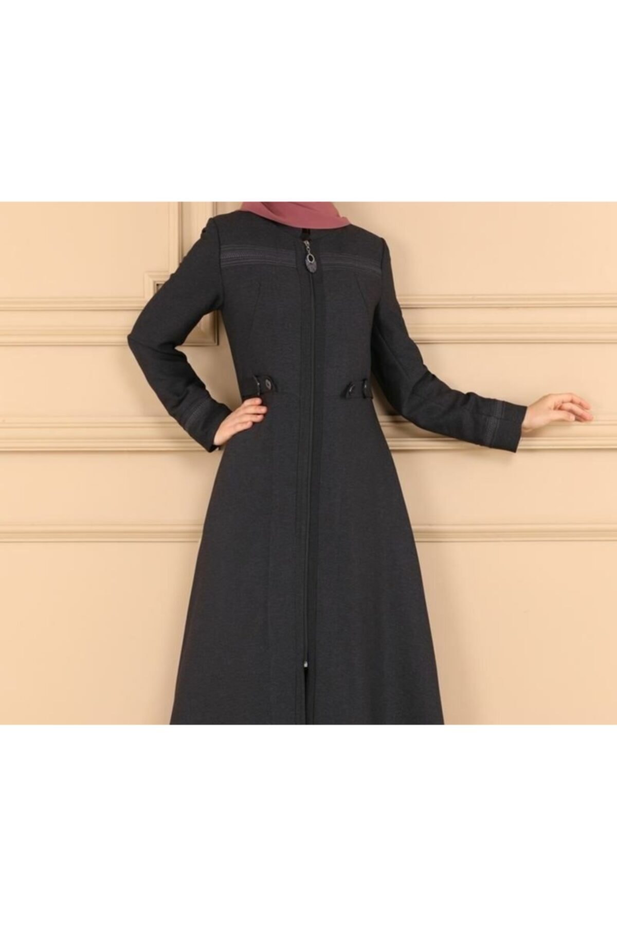 Pardesü Dünyası Cep Detaylı Pardesü Lacivert