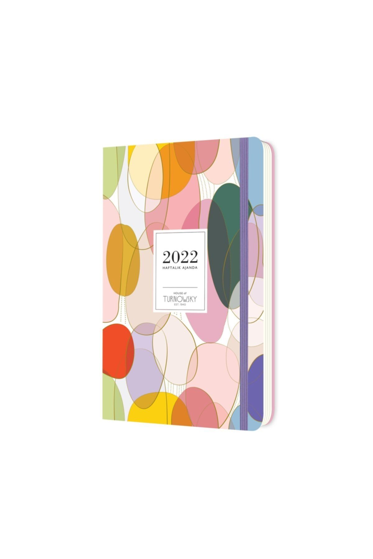 KESKİN COLOR Turnowsky 2022 13*21 Flexy Haftalık Ajanda - Soyut