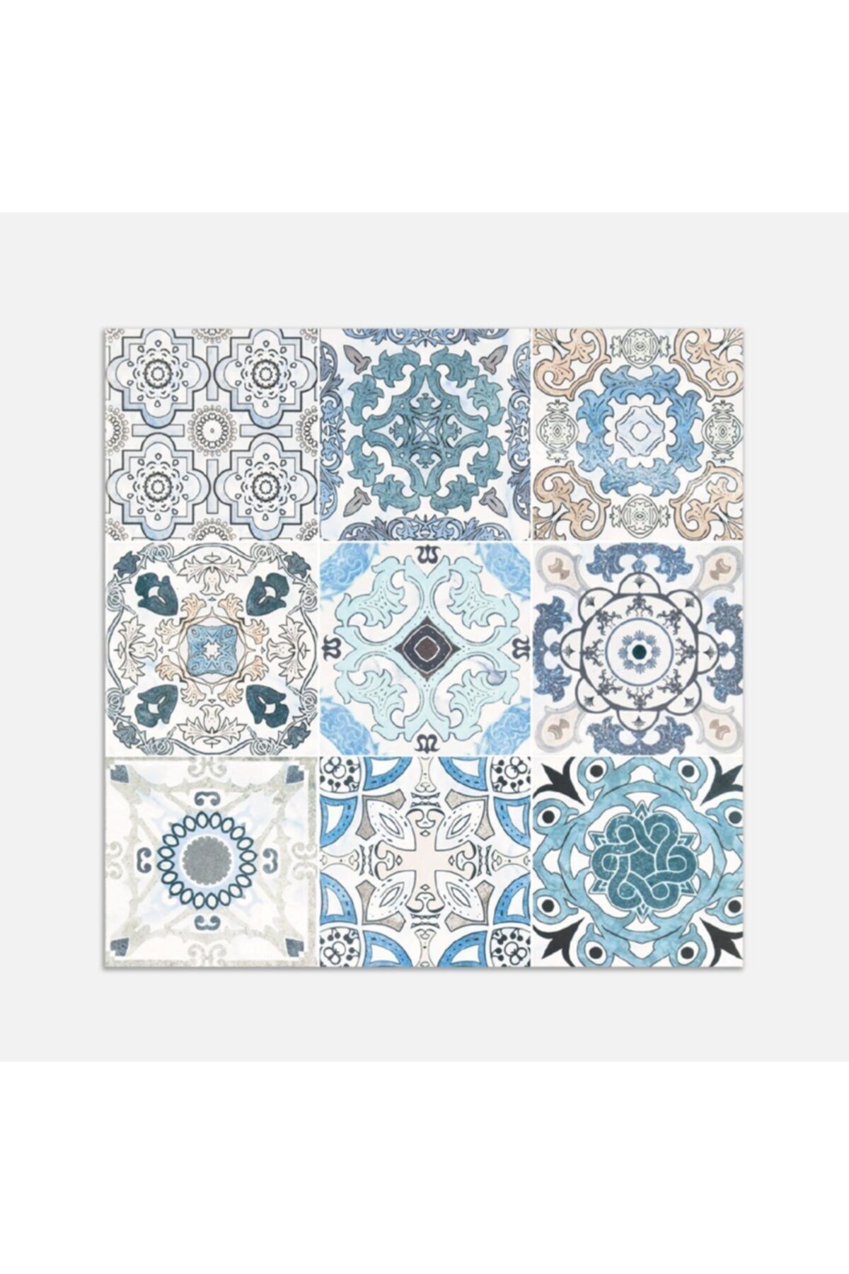 TİNK Retro 019 Desenli Pvc Karo 30x30 Cm (4 Adet) 0,36 M2